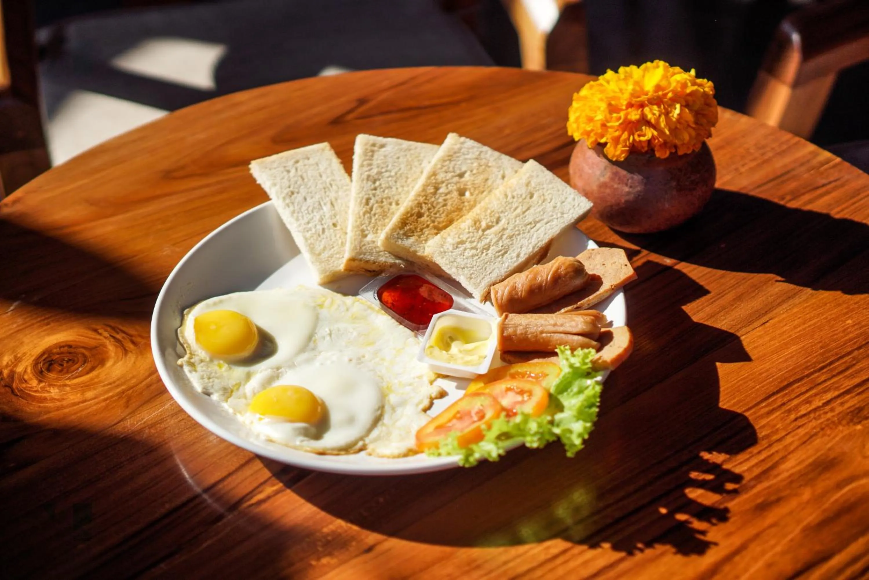 Food close-up in Bisma Terrace Suite Ubud