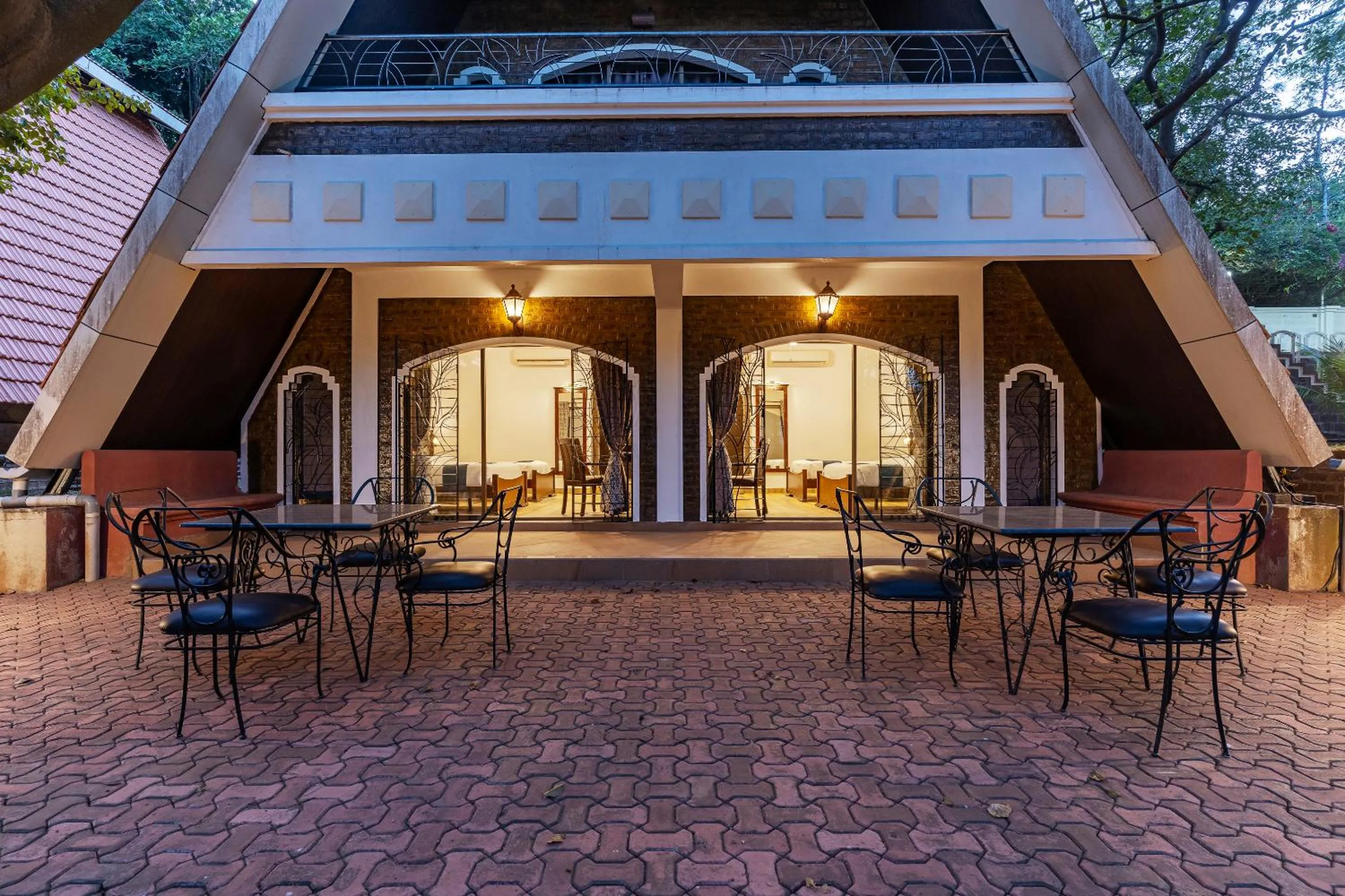 Patio in Valley View Grand Resort, Panhala - Premium Resort Hotel in Panhala