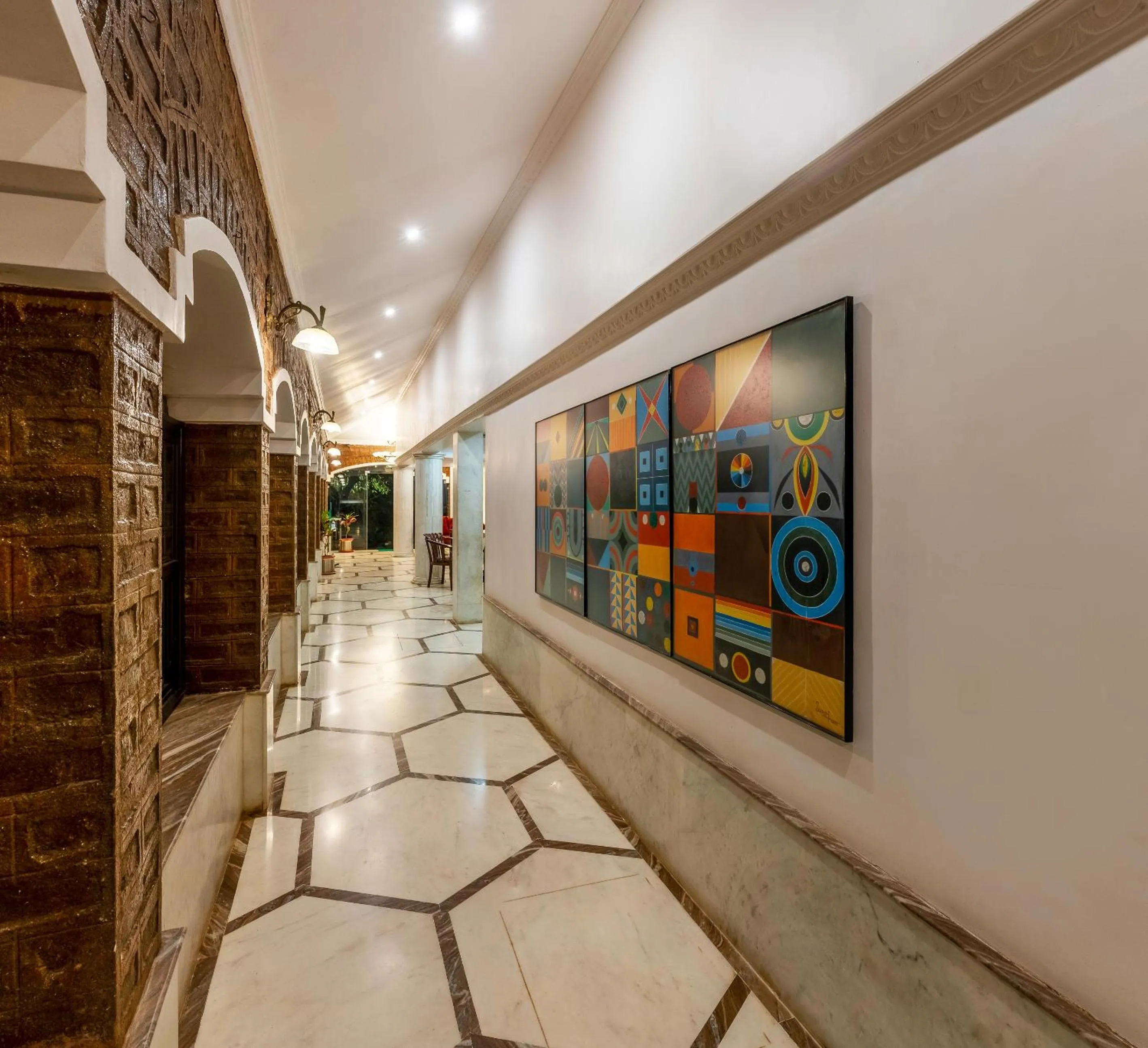 Lobby or reception in Valley View Grand Resort, Panhala - Premium Resort Hotel in Panhala