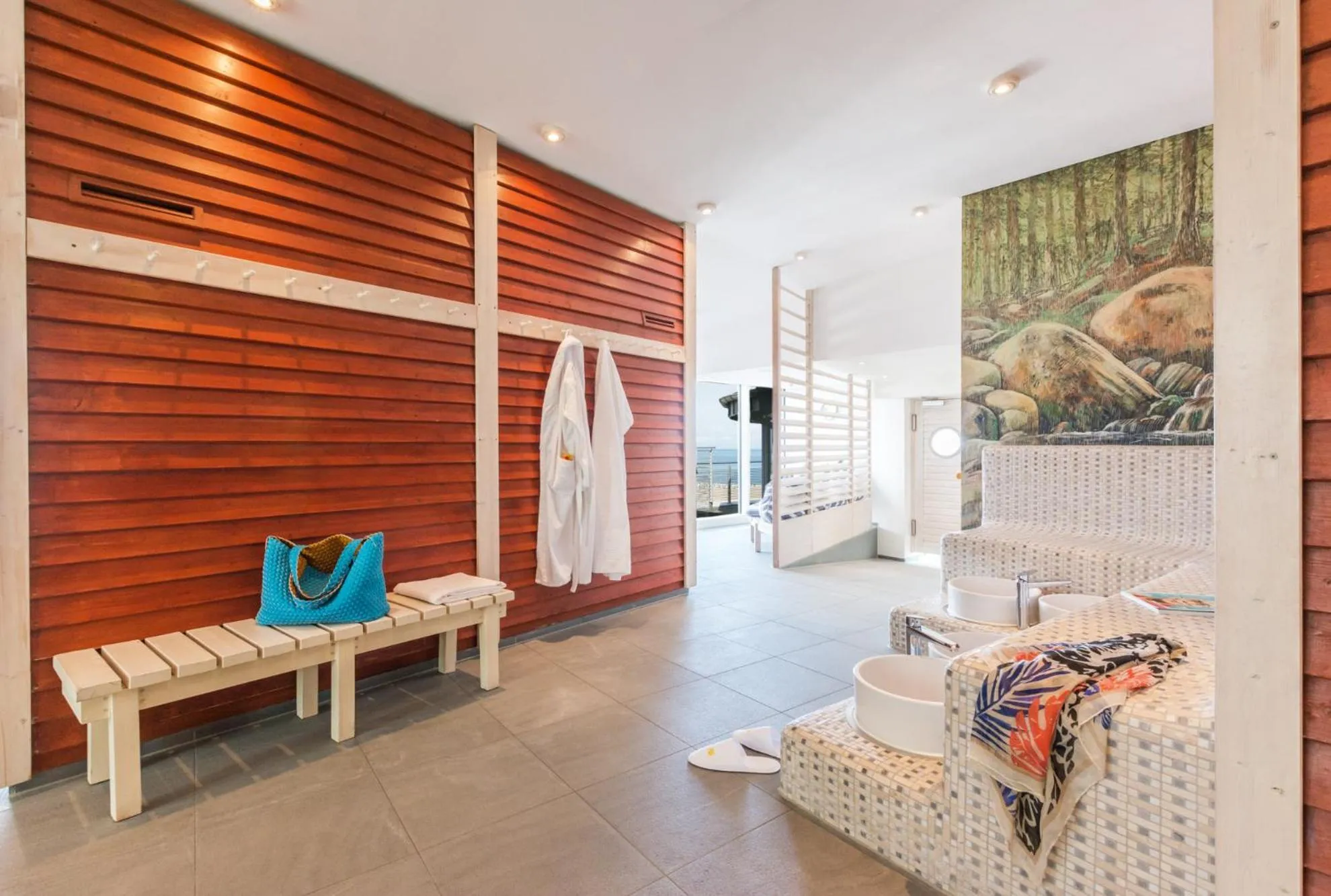 Sauna in Strand-Hotel Hübner