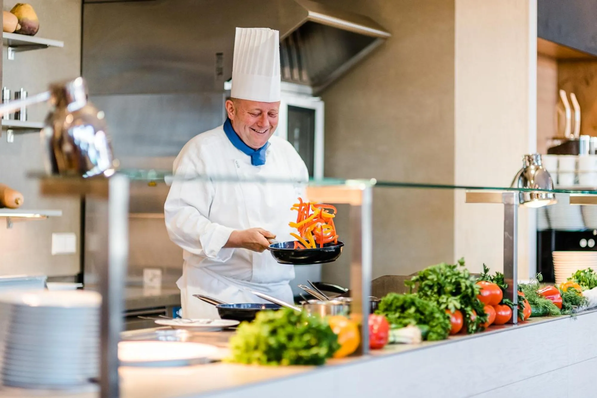 Restaurant/places to eat in Strand-Hotel Hübner