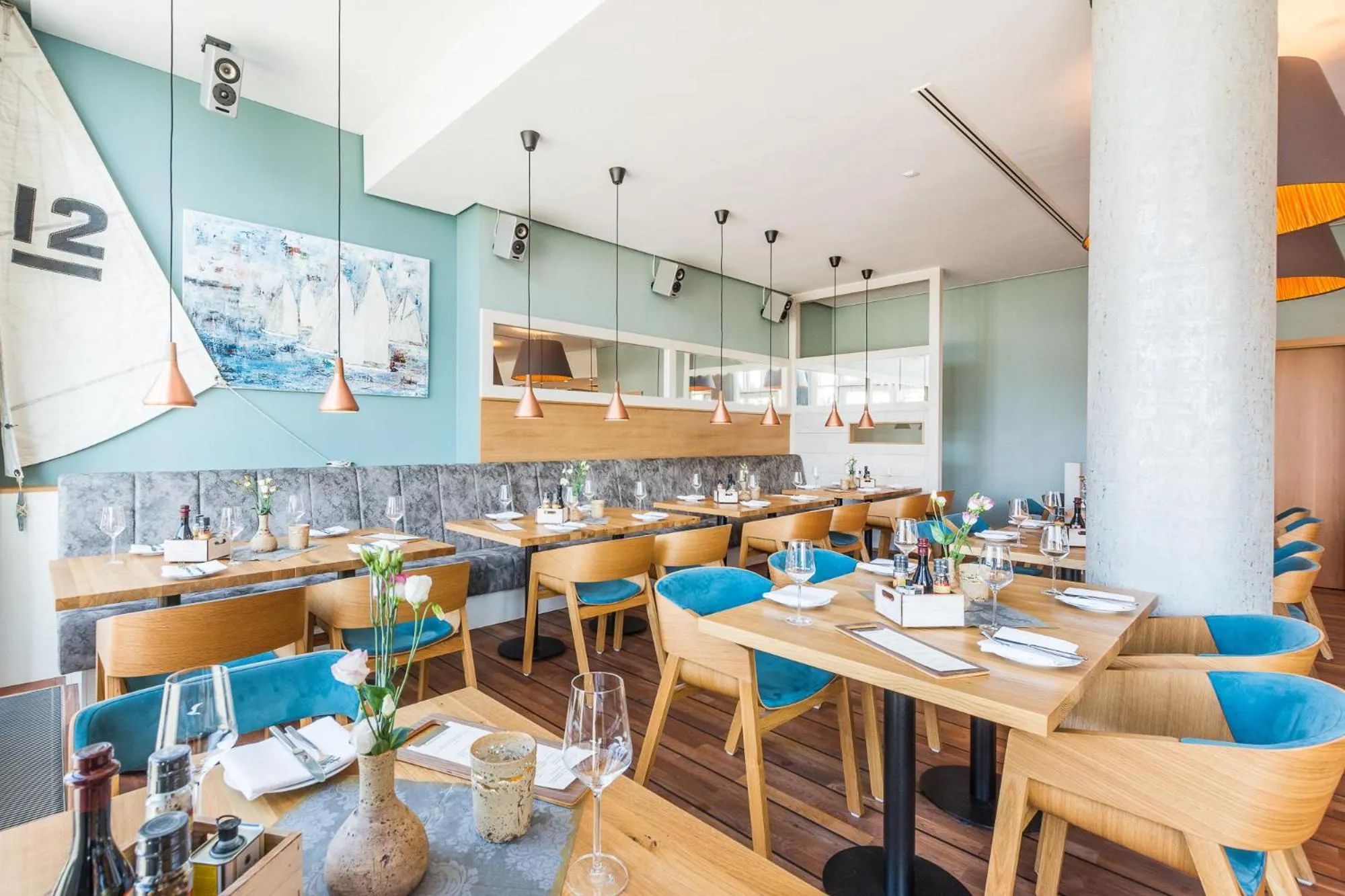 Restaurant/places to eat in Strand-Hotel Hübner