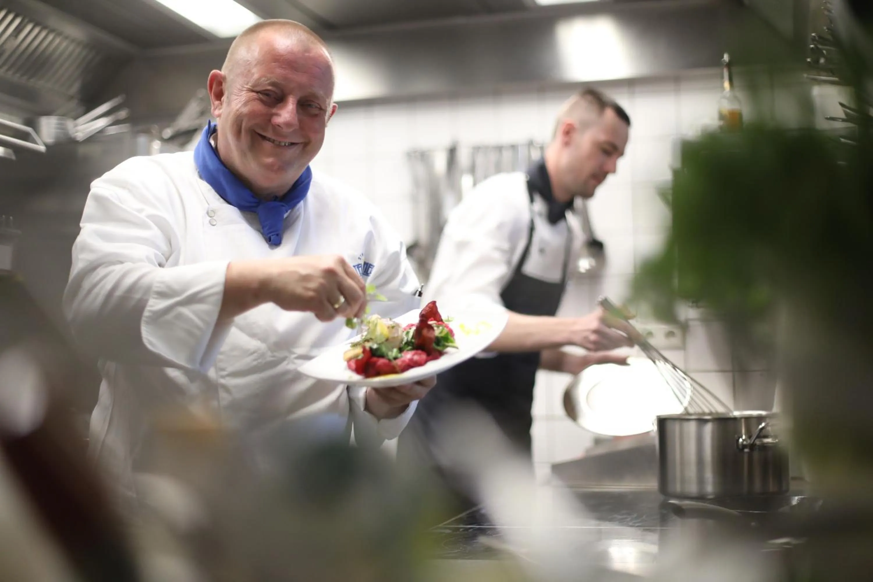 Staff in Strand-Hotel Hübner