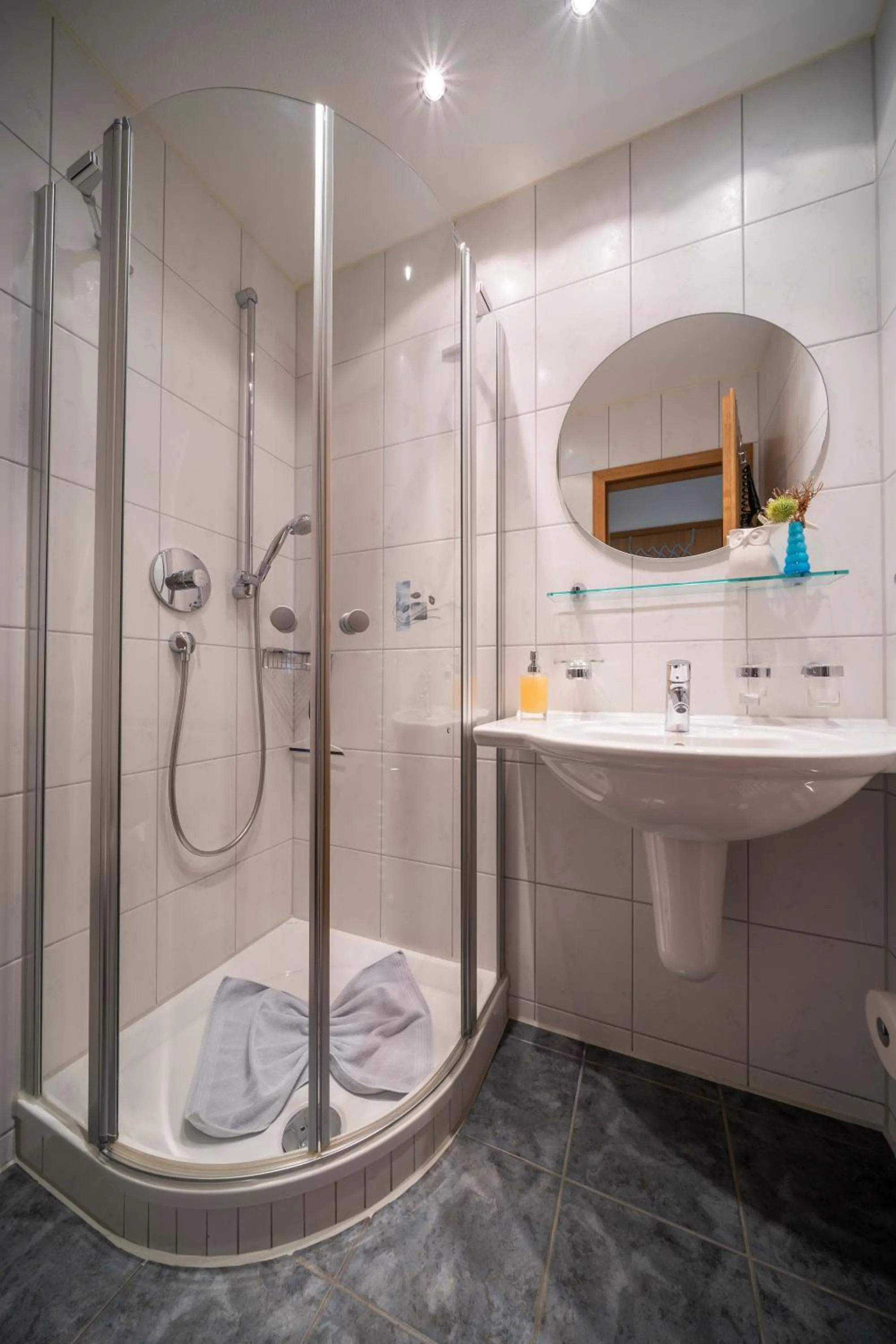Bathroom in Ferienhof Berger UG