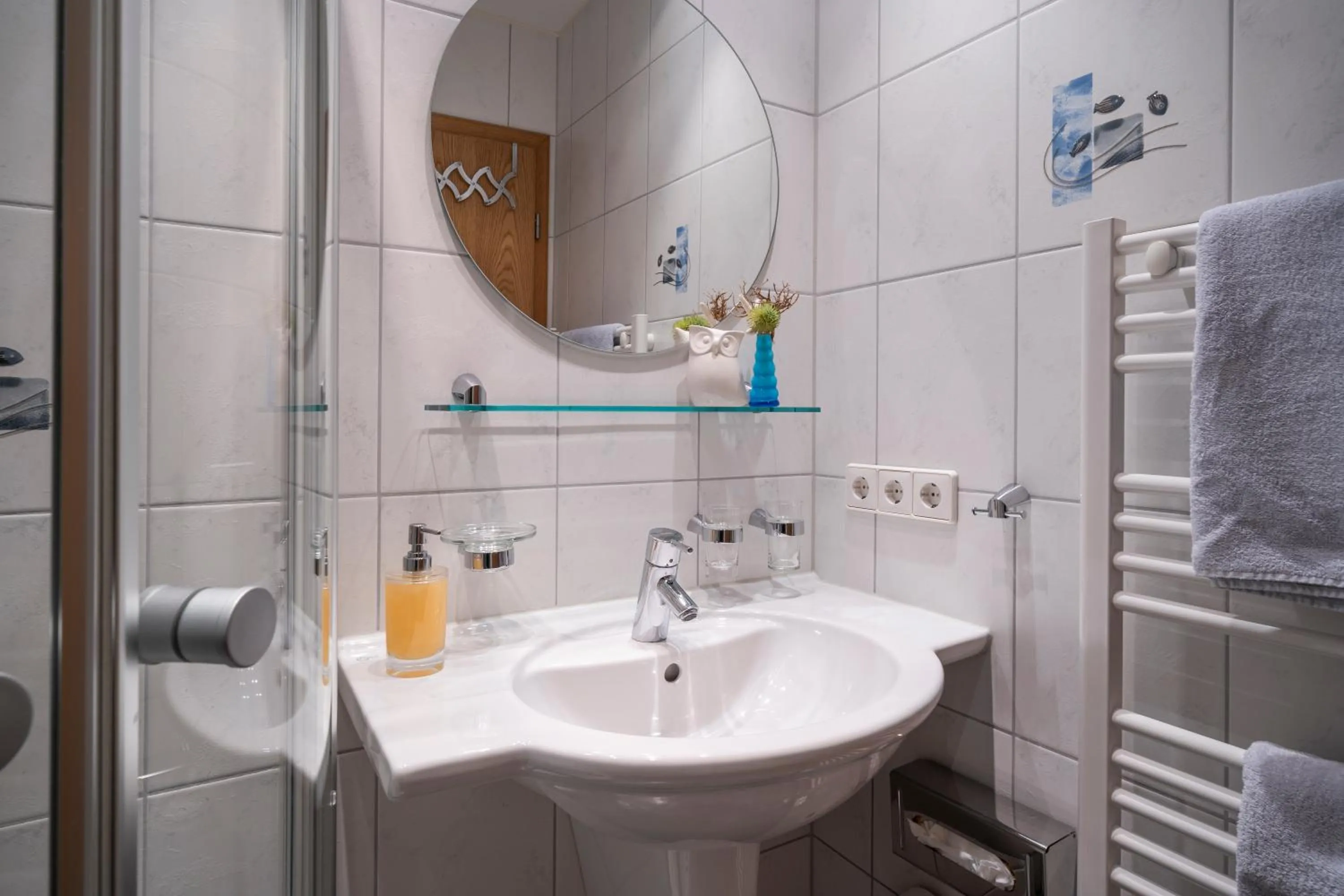 Bathroom in Ferienhof Berger UG