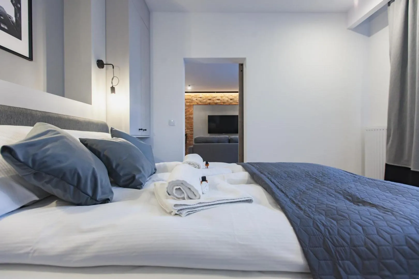 Photo of the whole room, Bed in City Break Atelier Praga Apartamenty