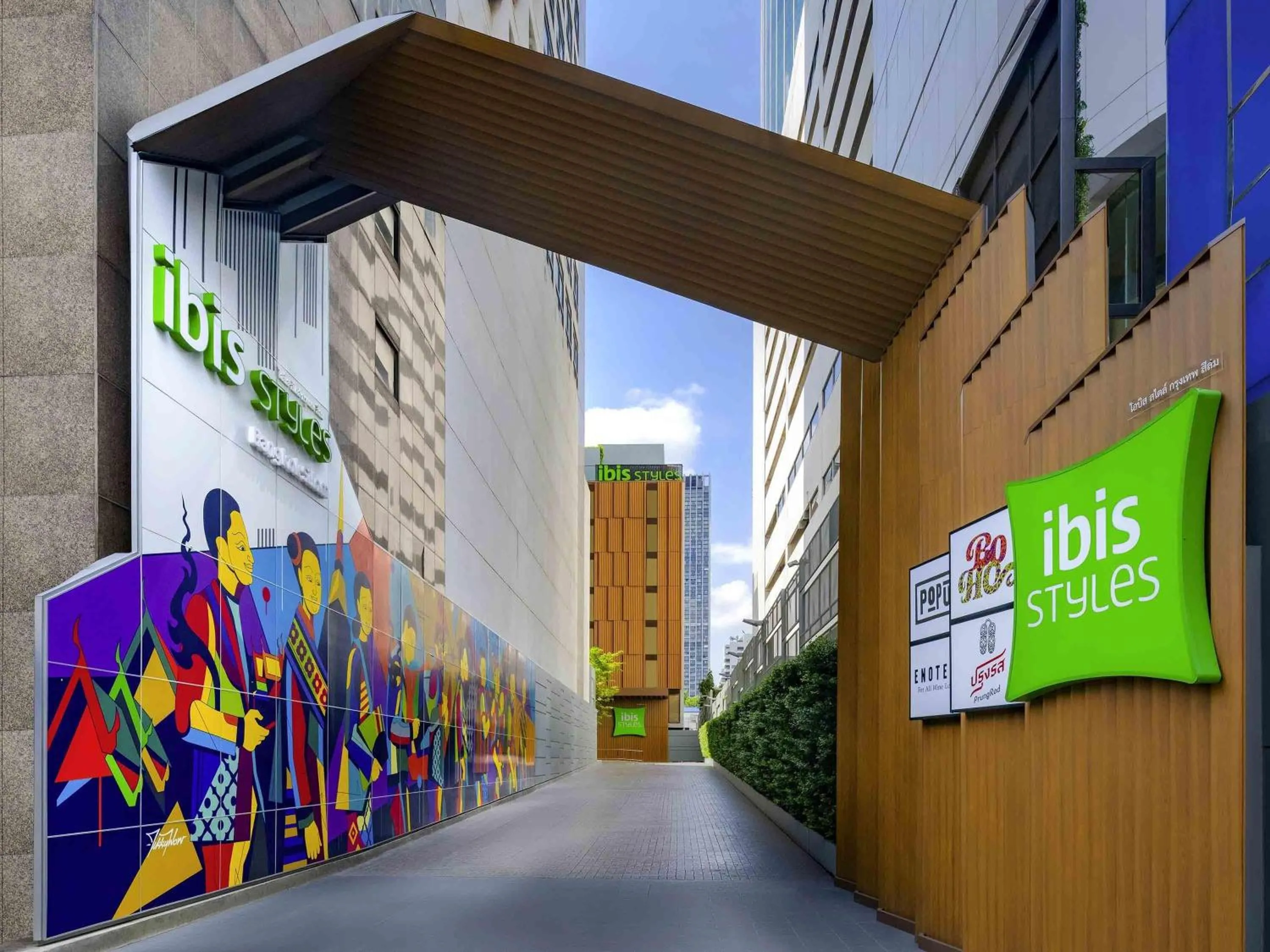Property building in ibis Styles Bangkok Silom