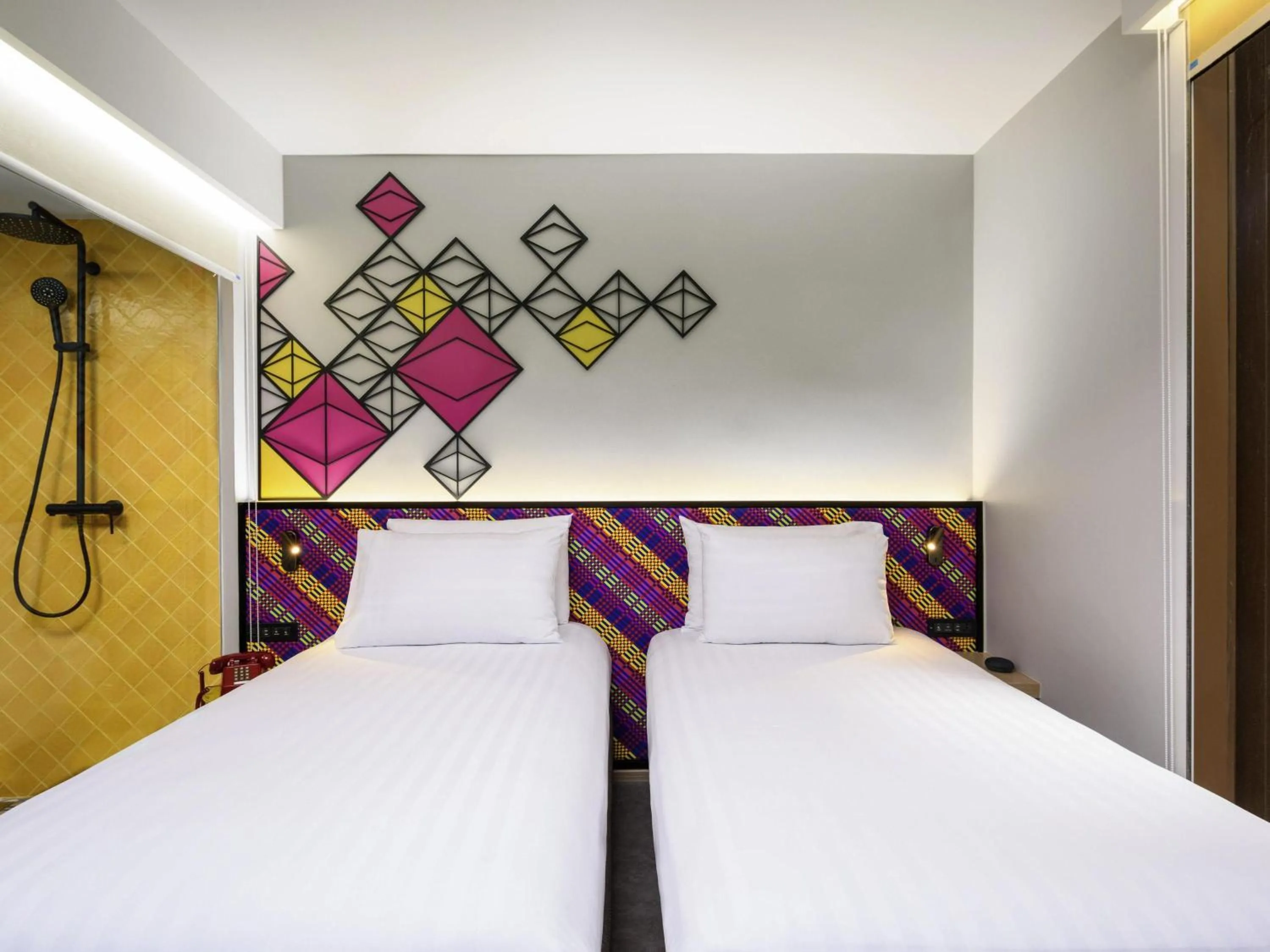 Bedroom, Bed in ibis Styles Bangkok Silom