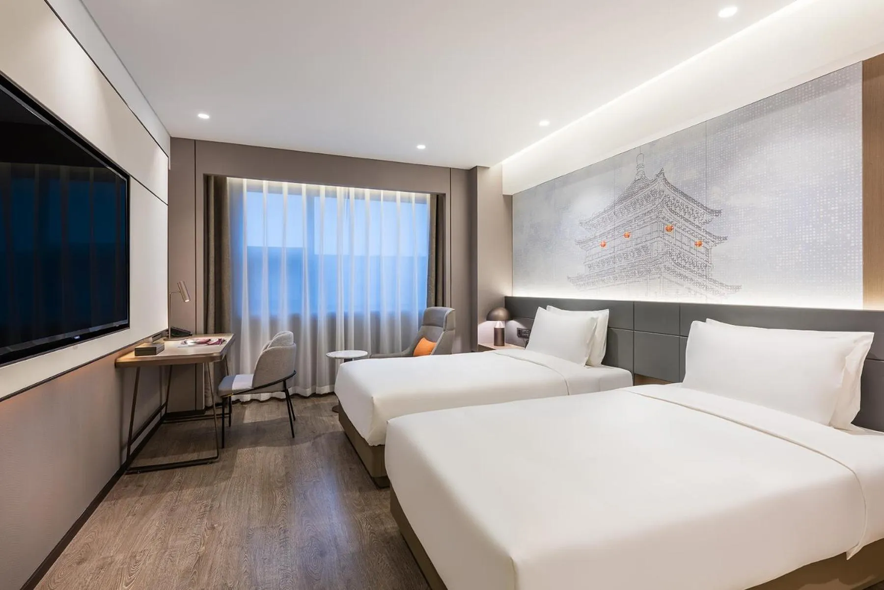 Photo of the whole room, Bed in Novotel Xi'an The Bell Tower