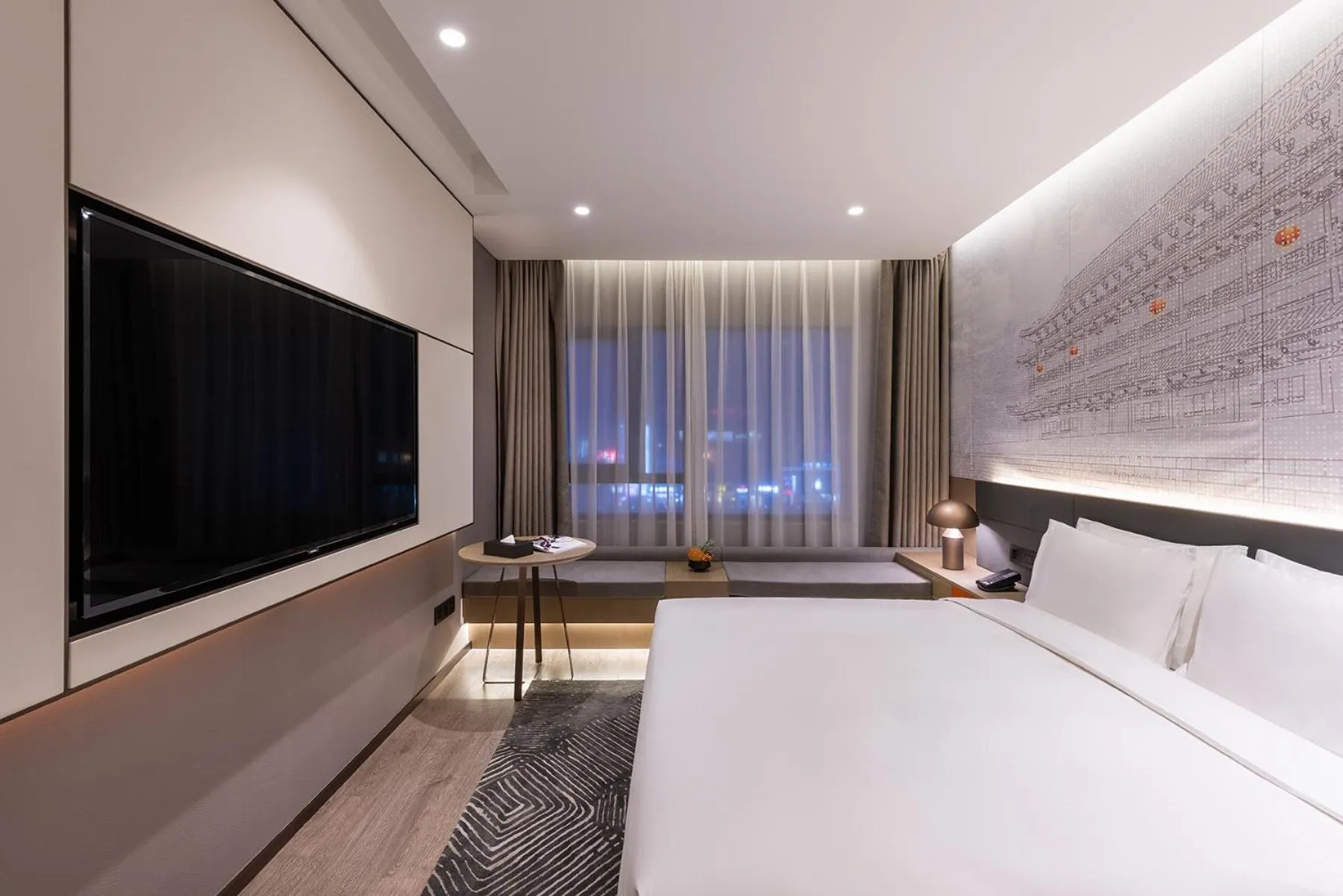 Photo of the whole room, Bed in Novotel Xi'an The Bell Tower