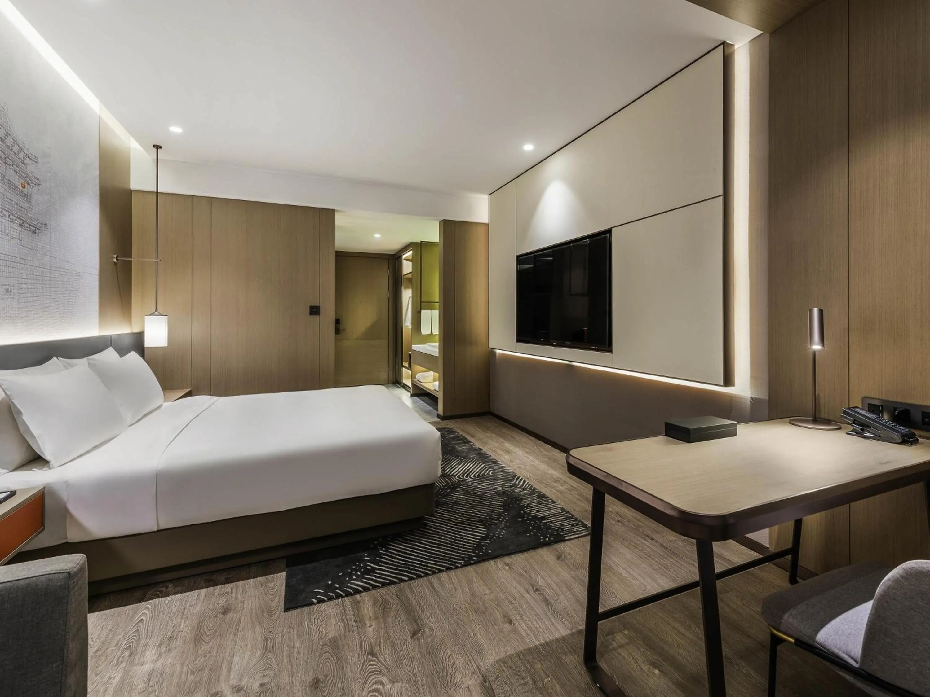 Bedroom, Bed in Novotel Xi'an The Bell Tower