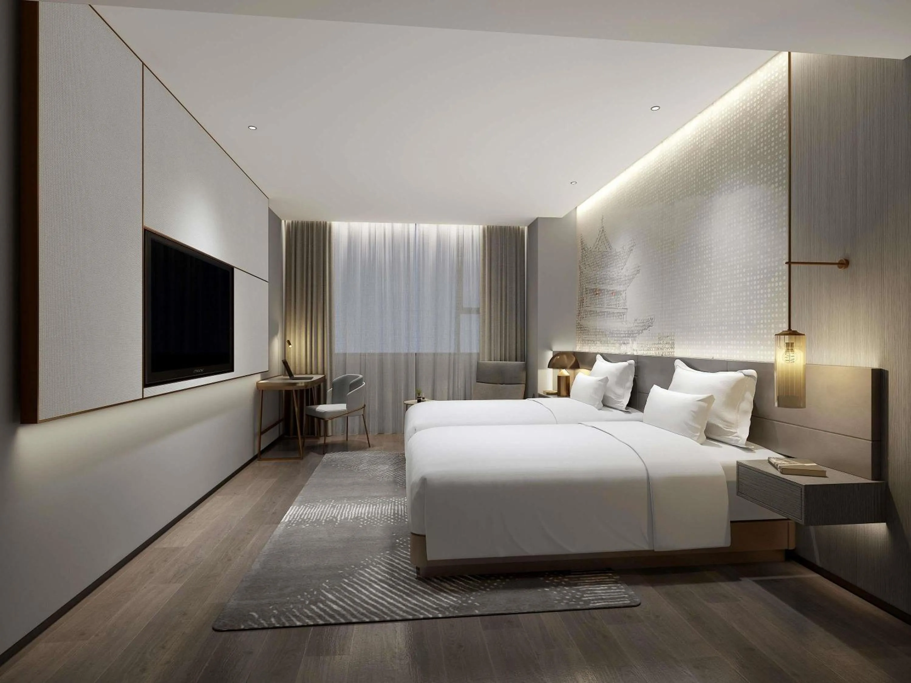 Deluxe Room Twin Beds in Novotel Xi'an The Bell Tower