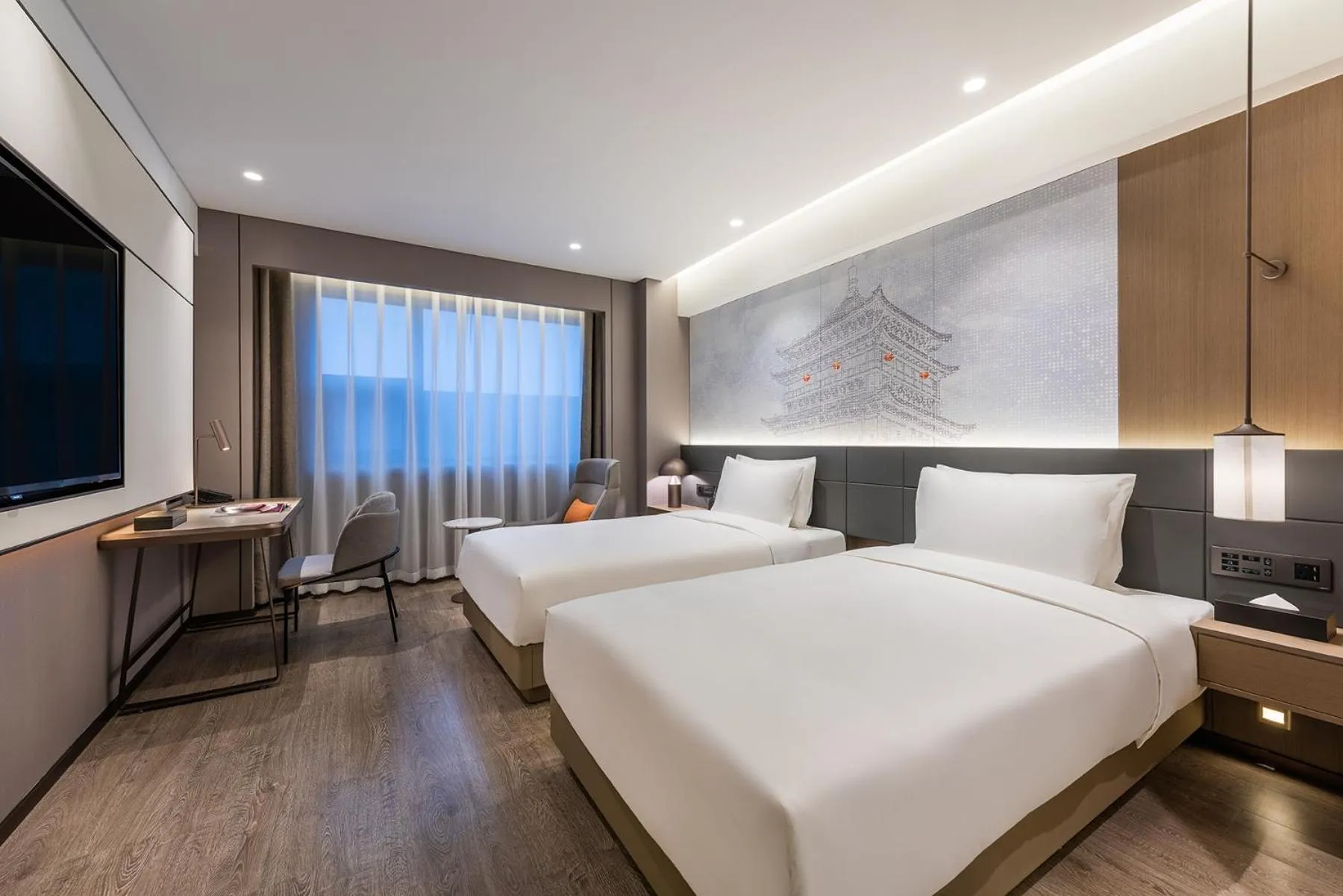 Photo of the whole room, Bed in Novotel Xi'an The Bell Tower