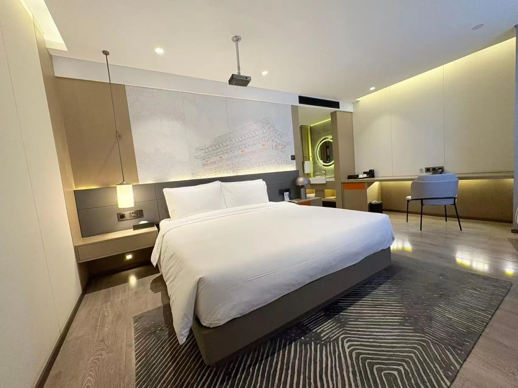 Bed in Novotel Xi'an The Bell Tower