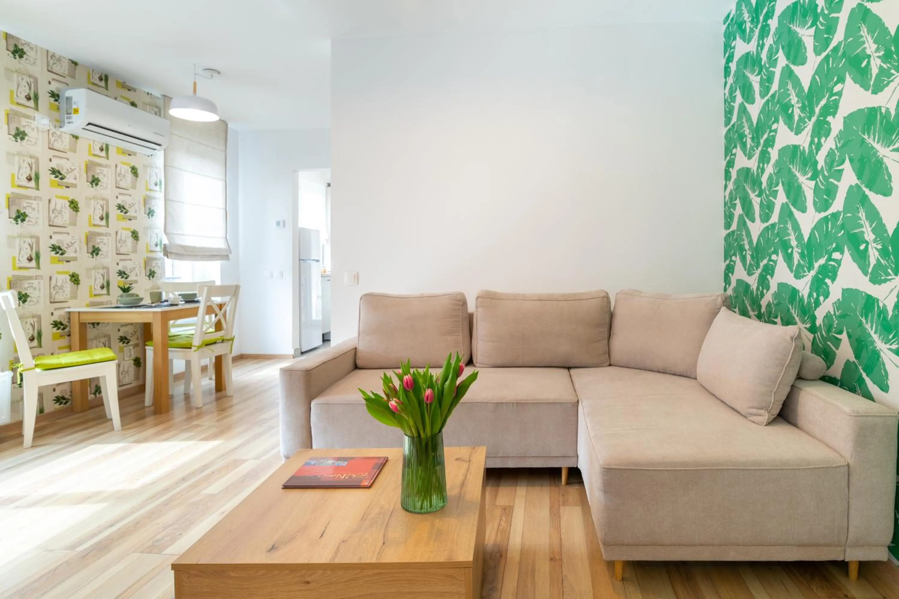 Living room in TCI Apartments