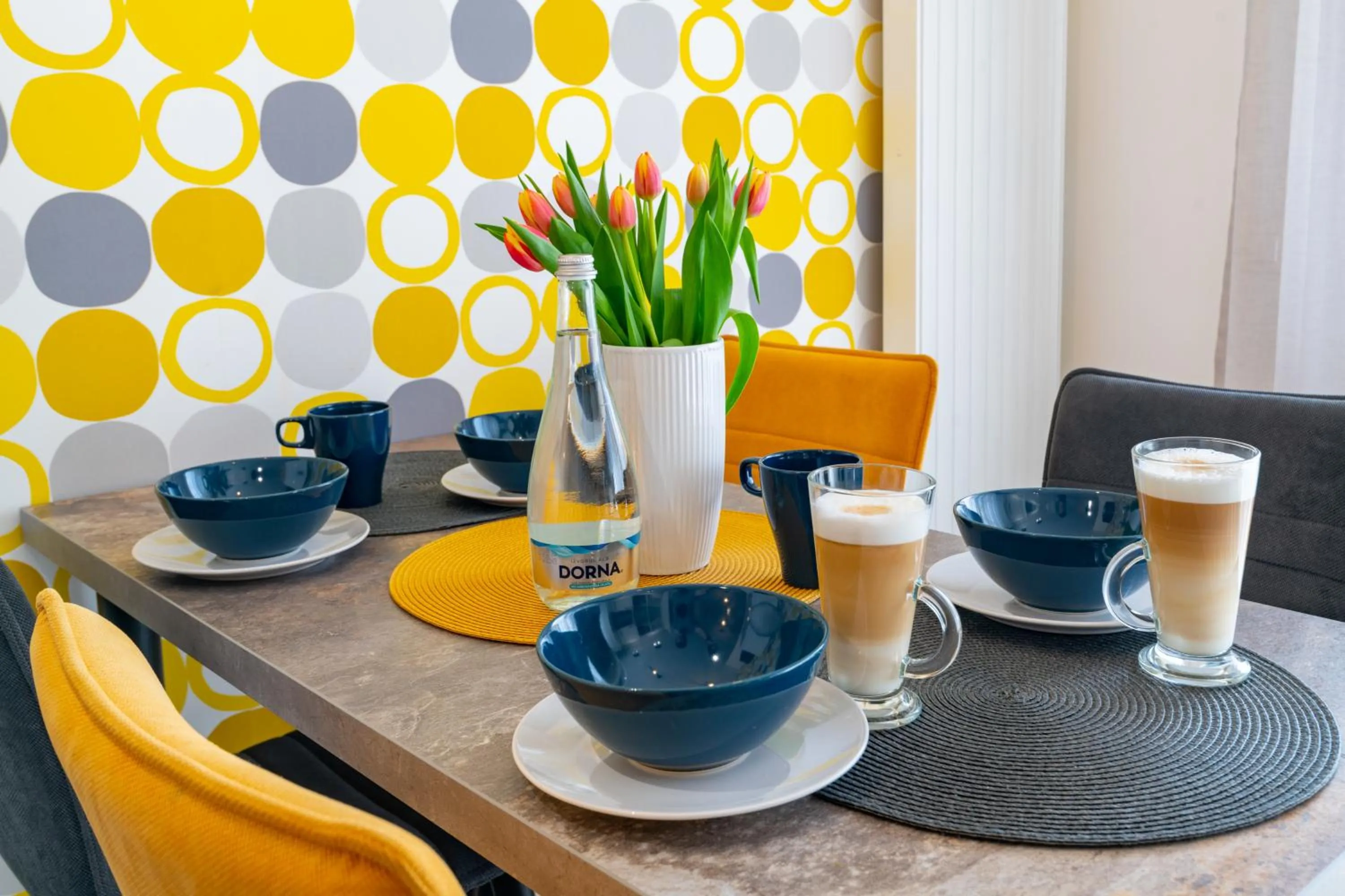 Dining area in TCI Apartments