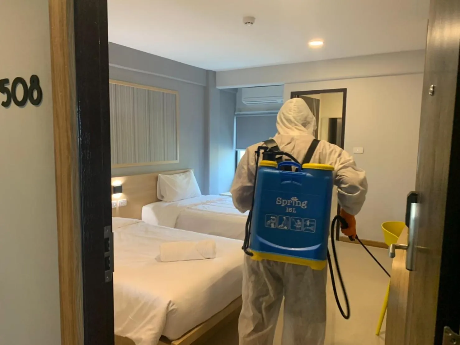 Bed in PLAAI Play Hotel