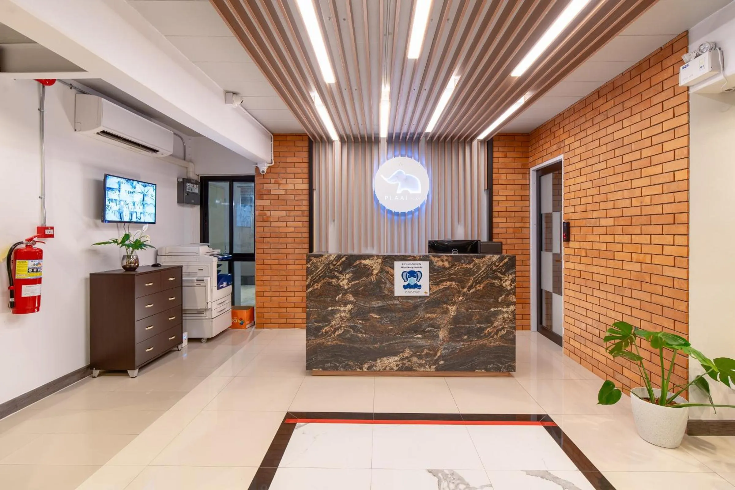 Lobby or reception in PLAAI Play Hotel