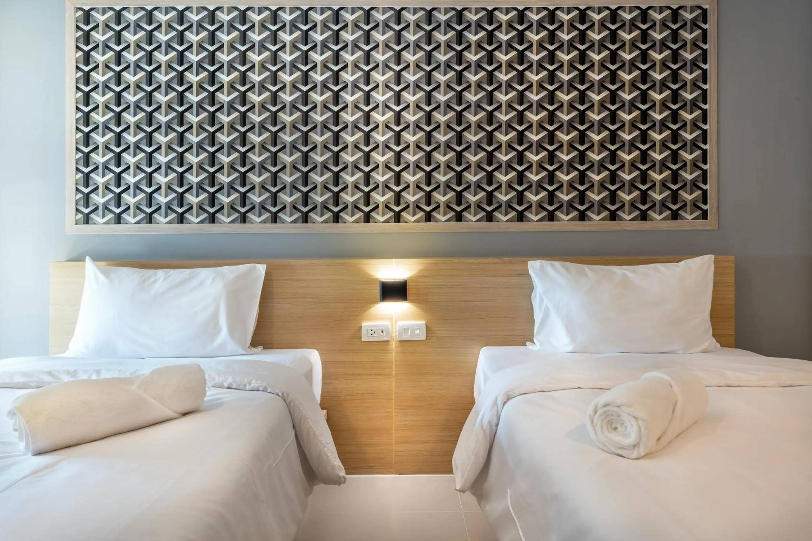 Bed in PLAAI Play Hotel