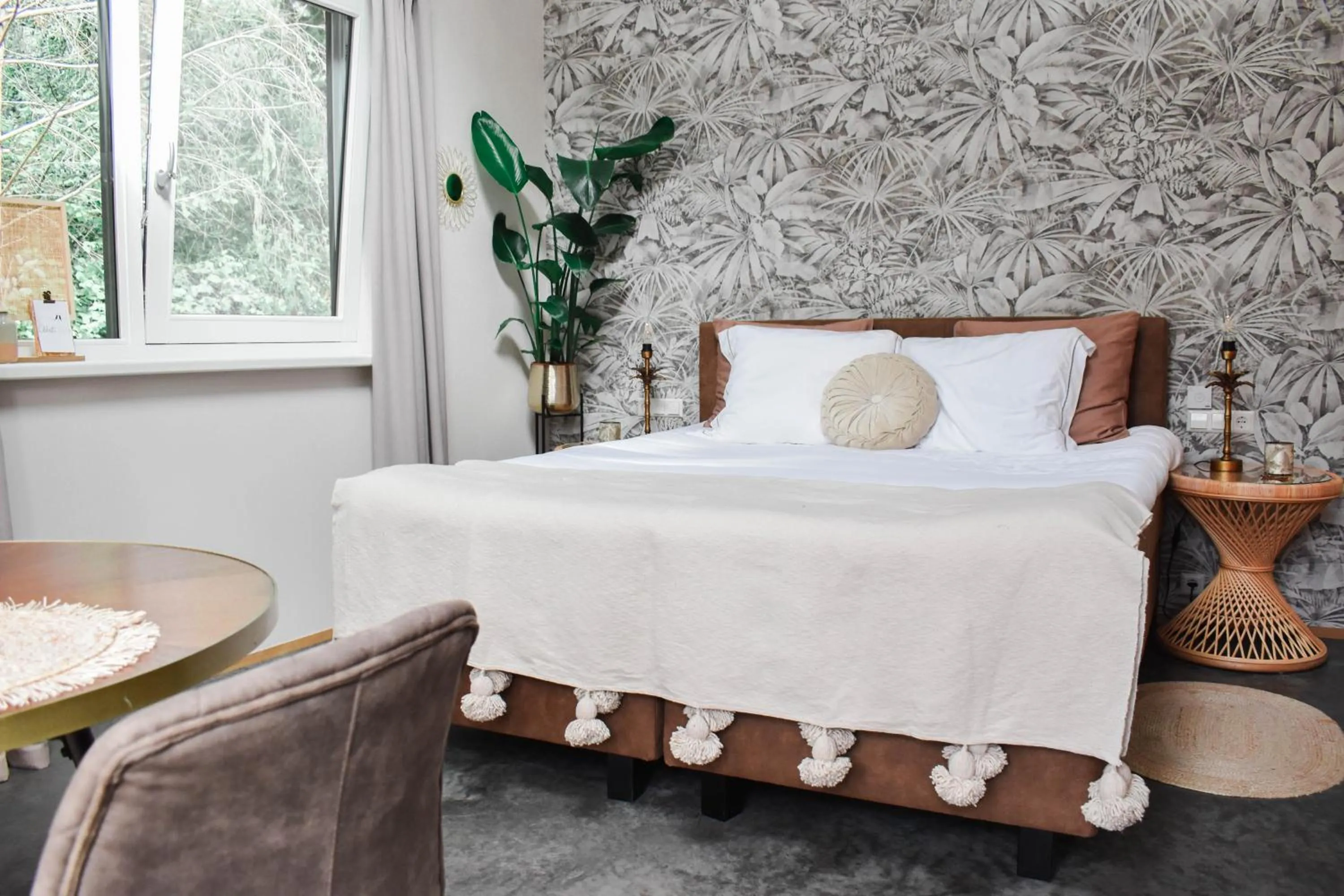 Bed in ForRest Suites