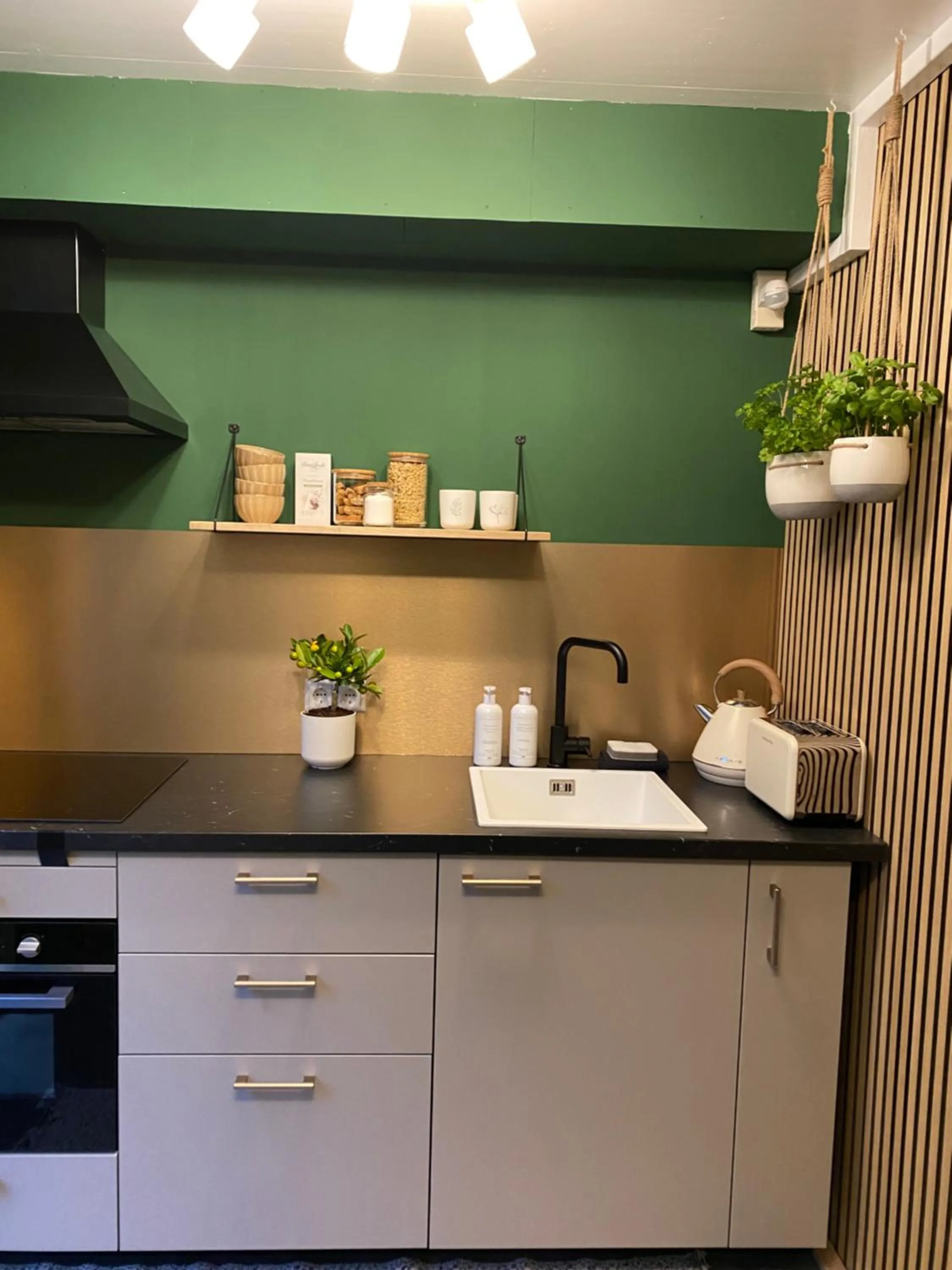 Kitchen or kitchenette in ForRest Suites