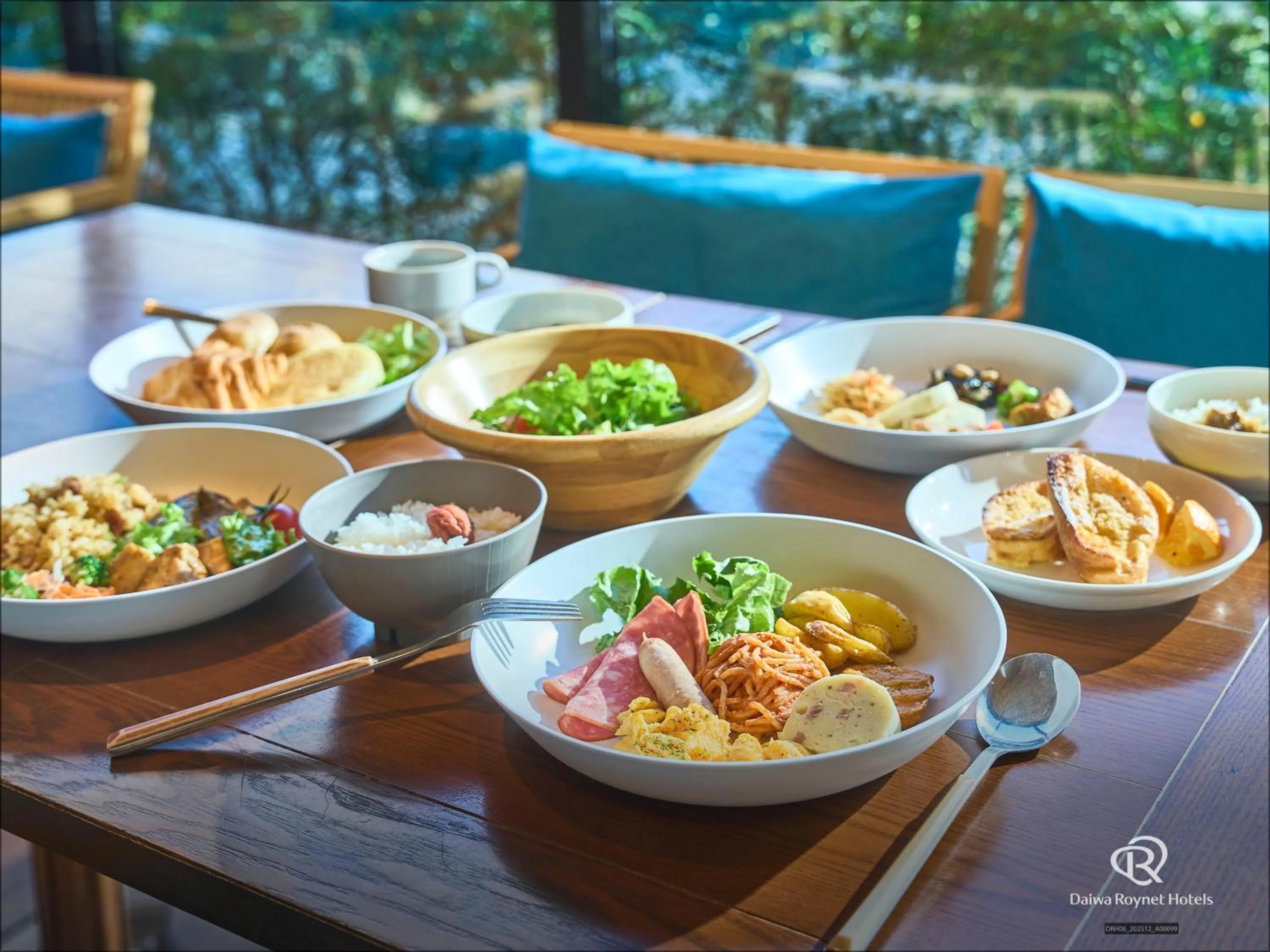 Buffet breakfast in Daiwa Roynet Hotel Fukuyama Ekimae