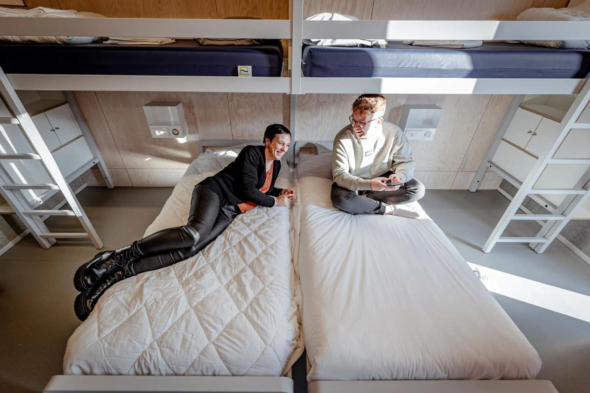 Photo of the whole room, Bed in Gîte Mozaïk