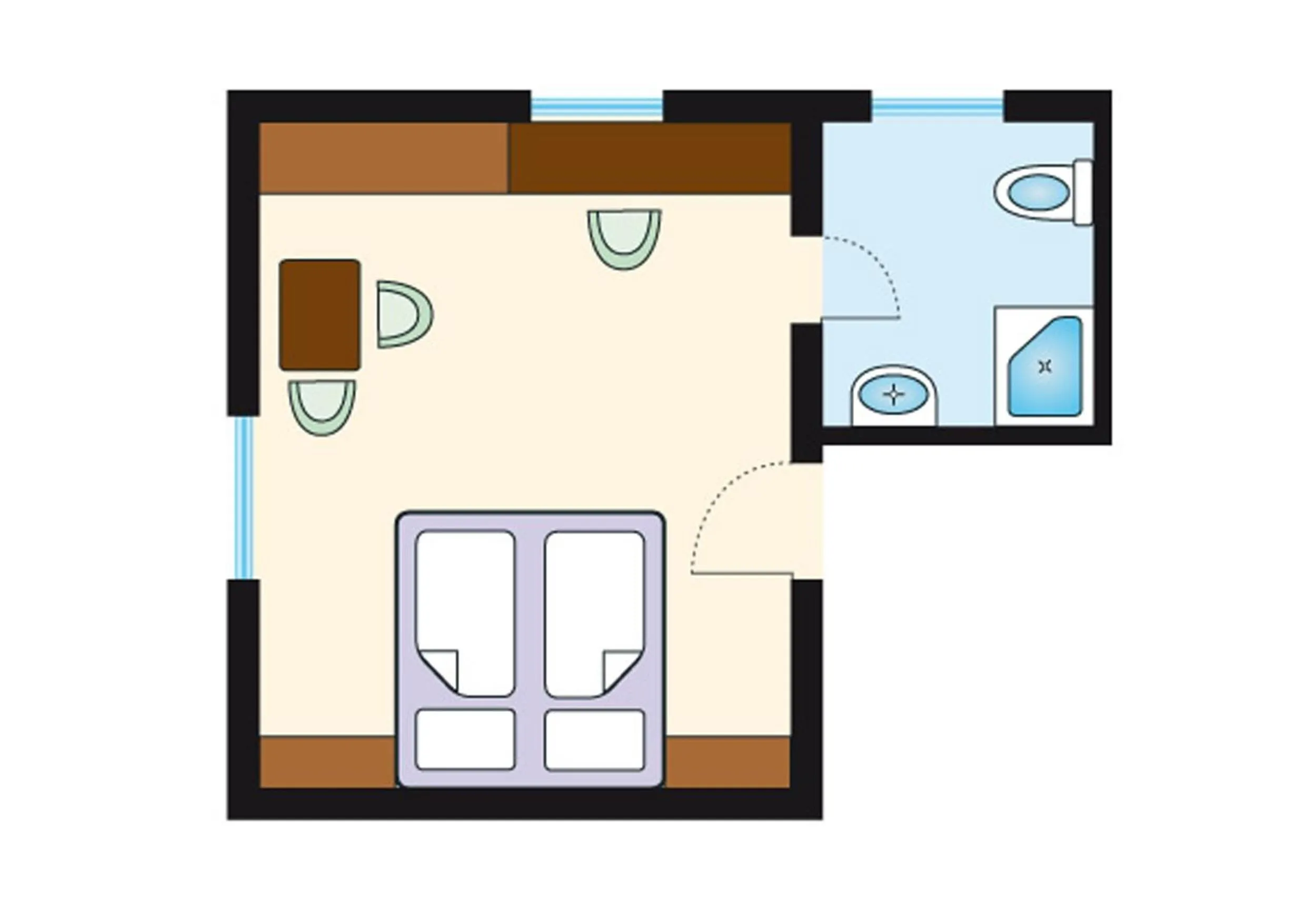 Floor plan in Hotel Garni Serfauserhof