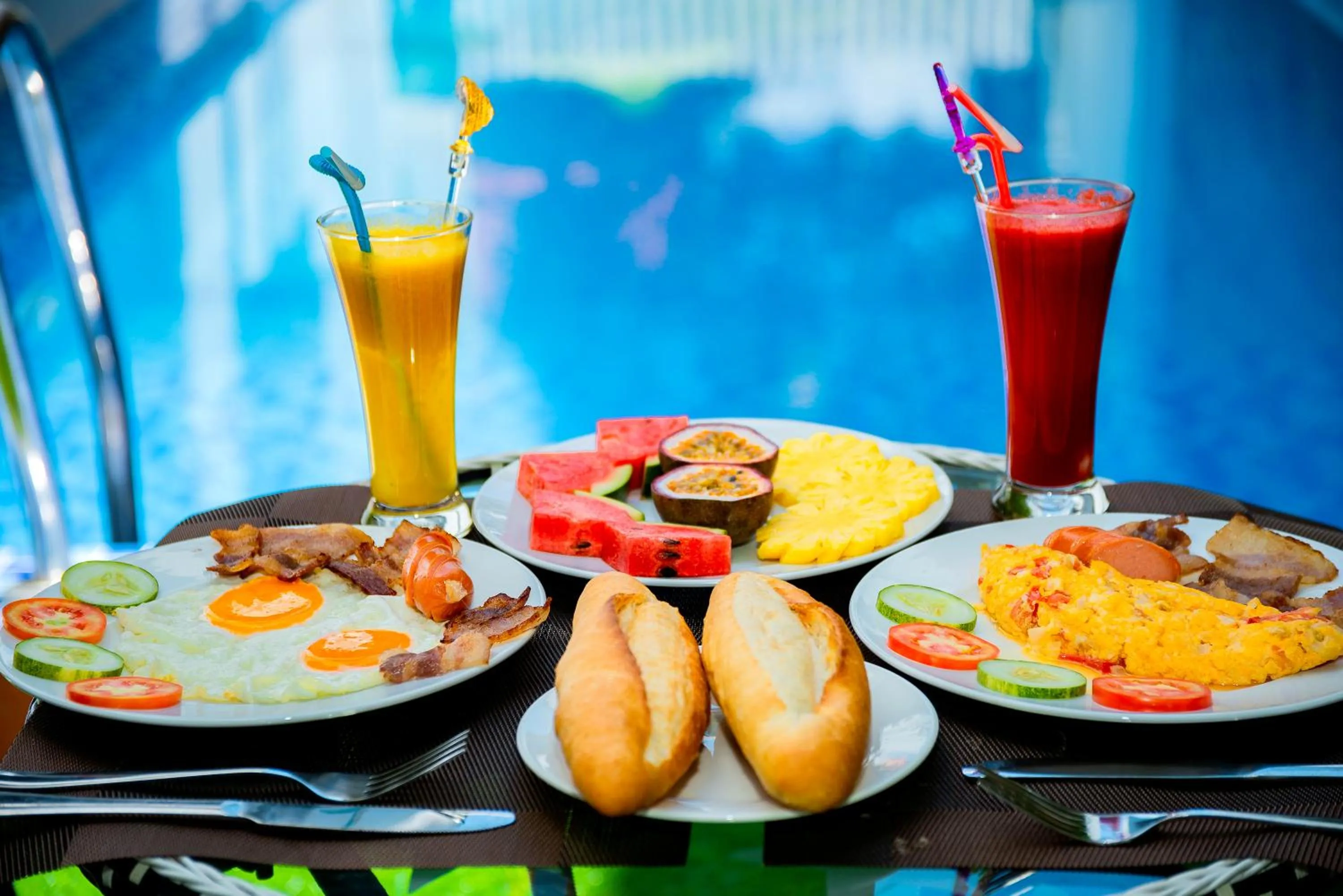 Breakfast in Green Hill Hotel