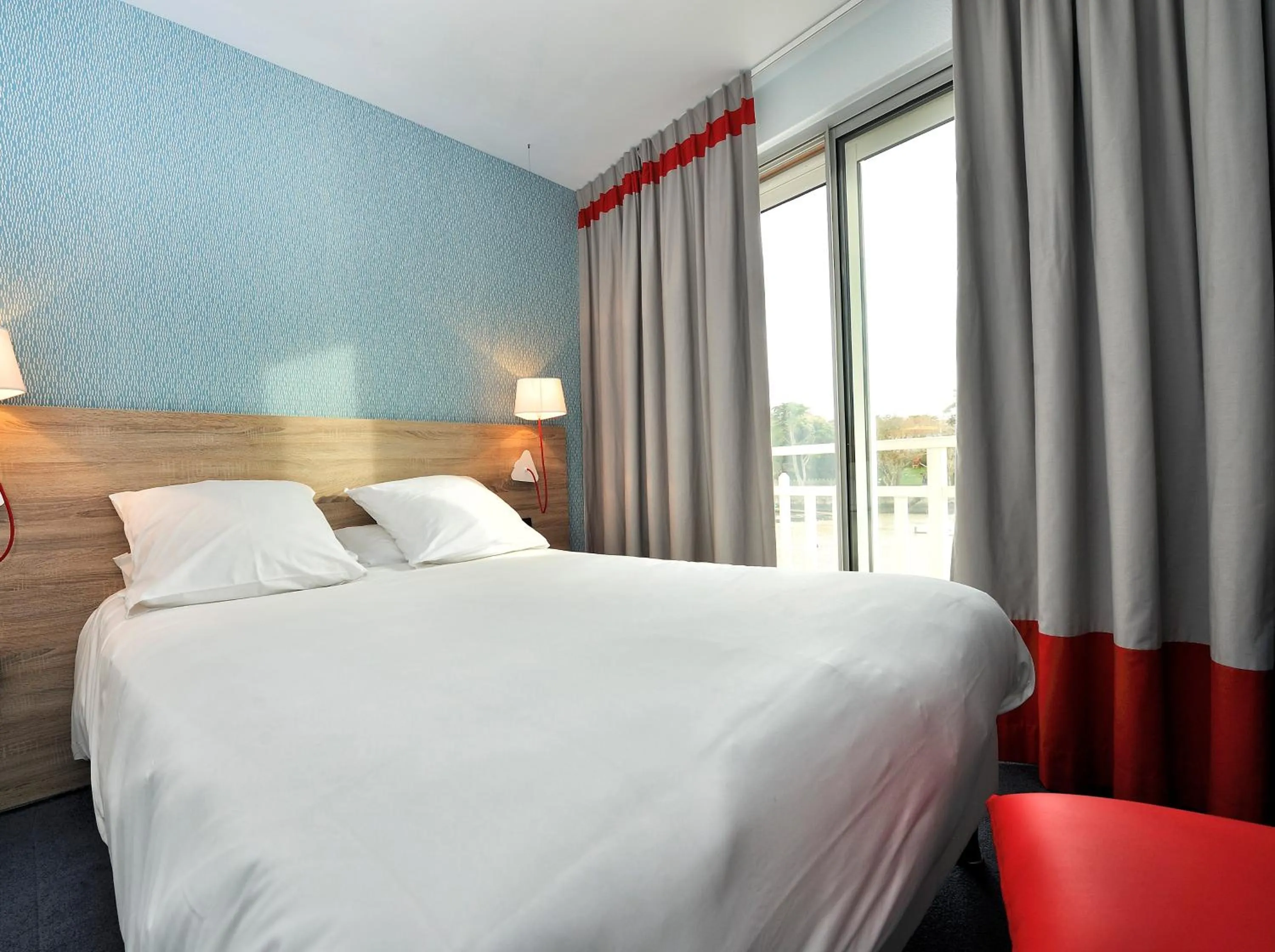 Bed in Hôtel Beau Soleil