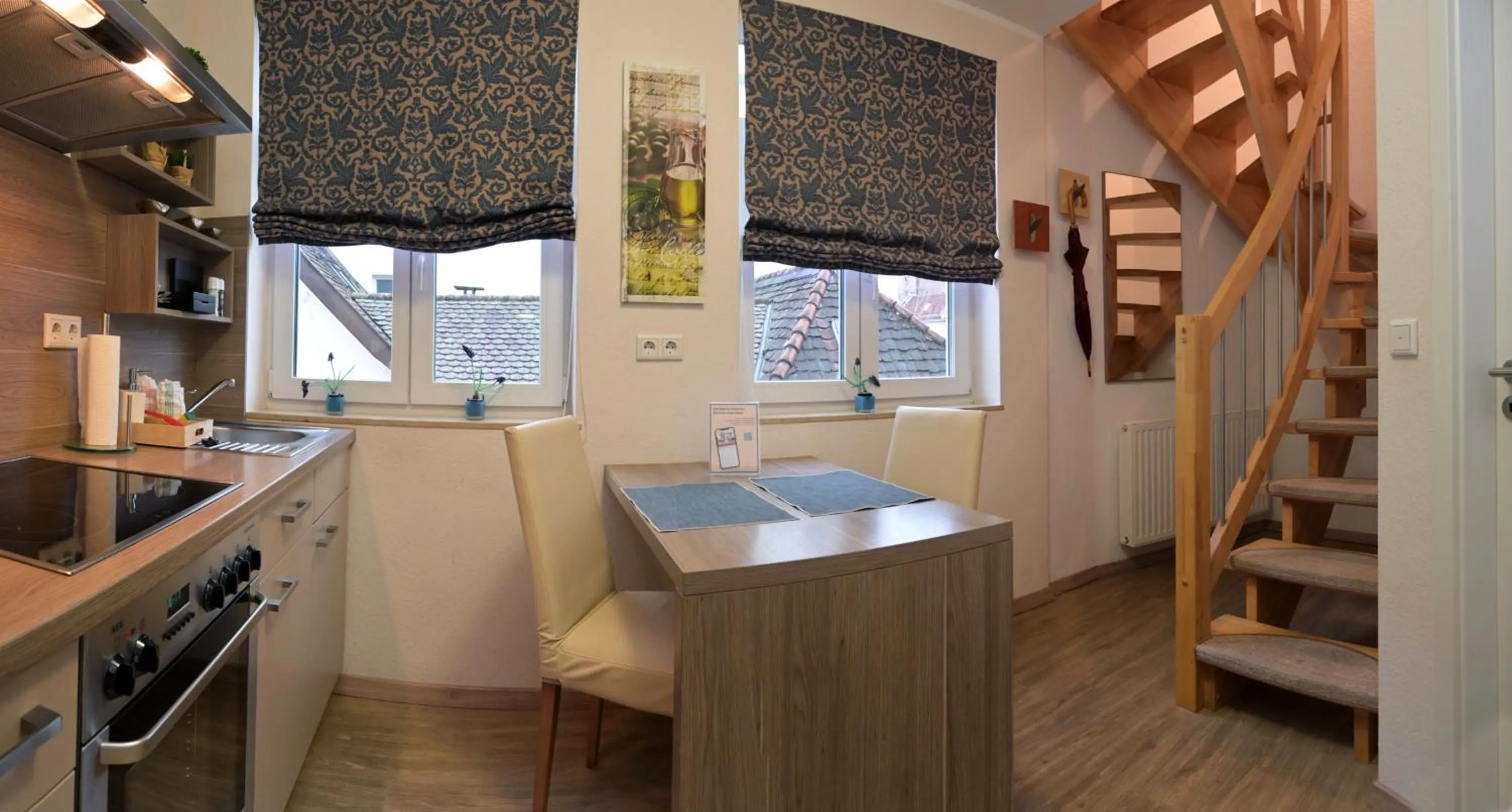 Kitchen or kitchenette in Hotel & Living Am Wartturm - Hotel & Apartments