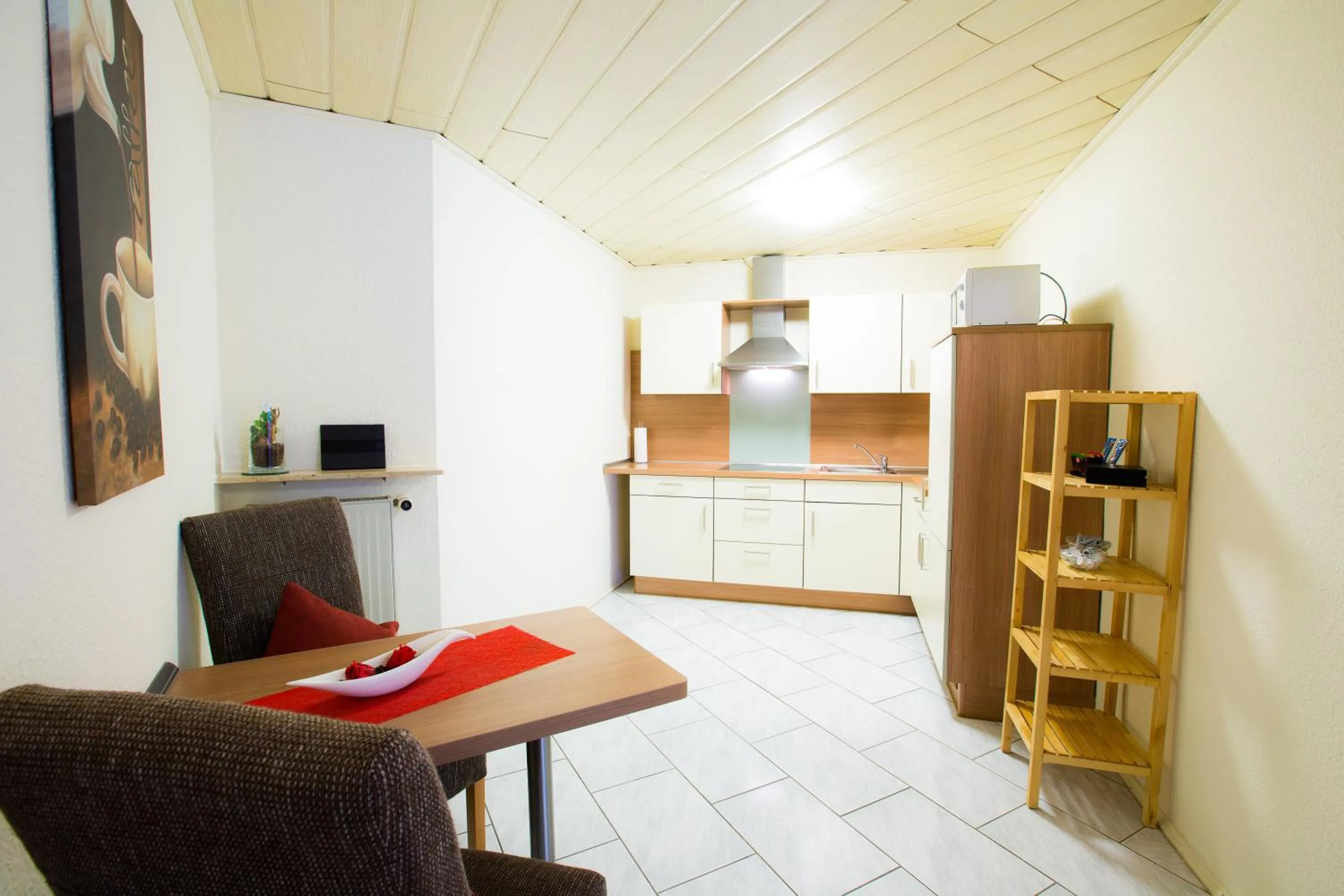 Kitchen or kitchenette in Hotel & Living Am Wartturm - Hotel & Apartments