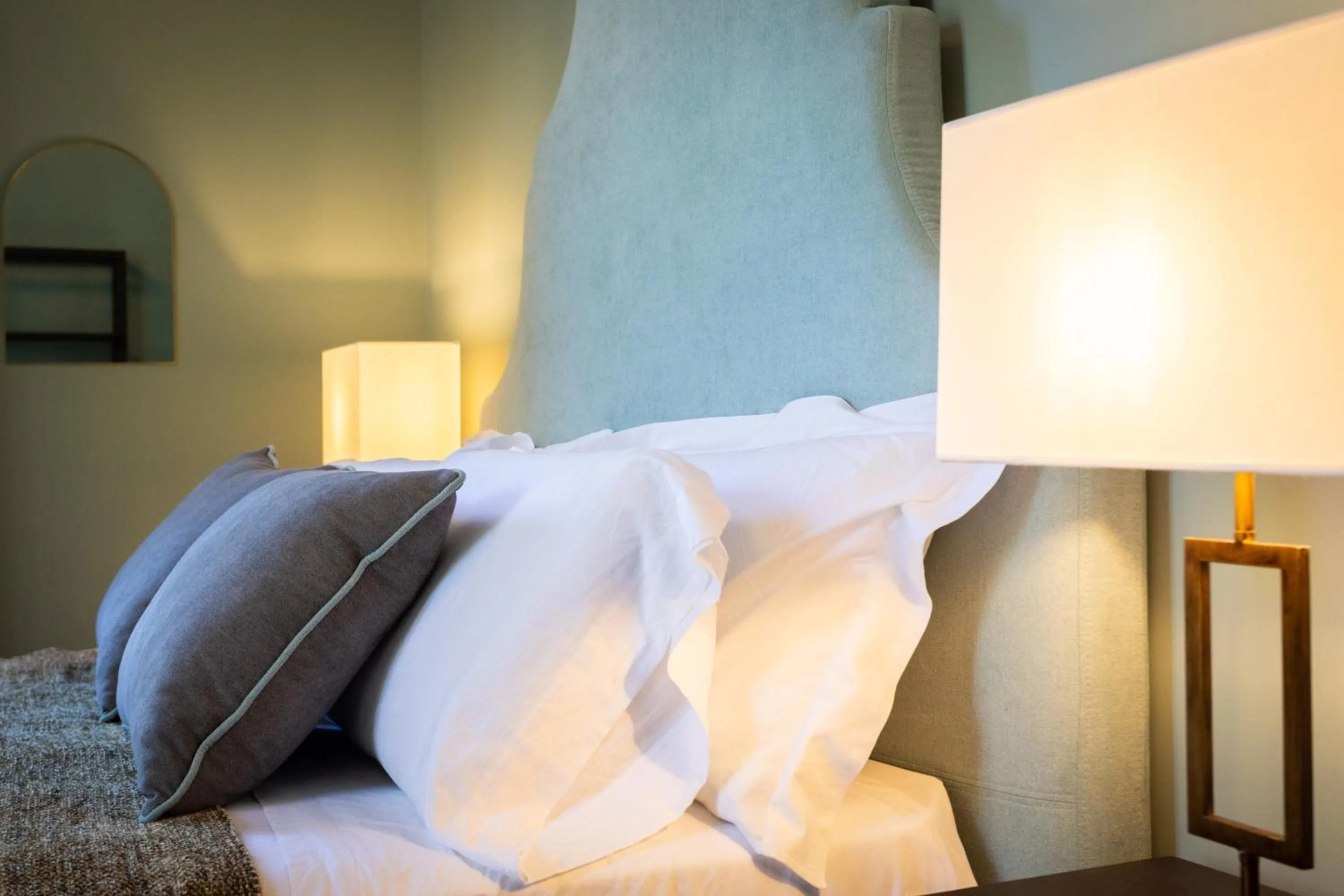 Bed in Villa Masetta - Luxury Suites