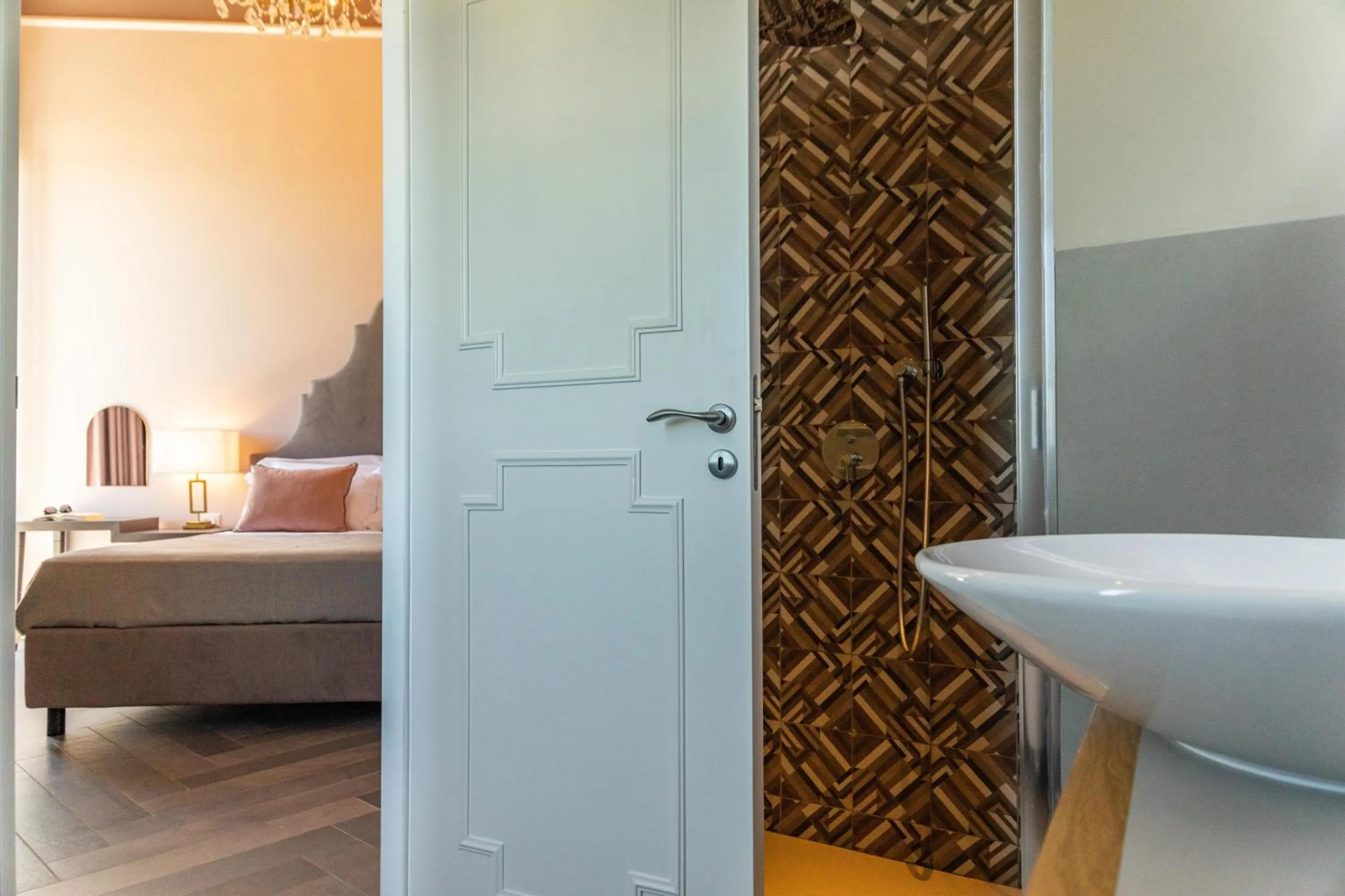 Bed in Villa Masetta - Luxury Suites