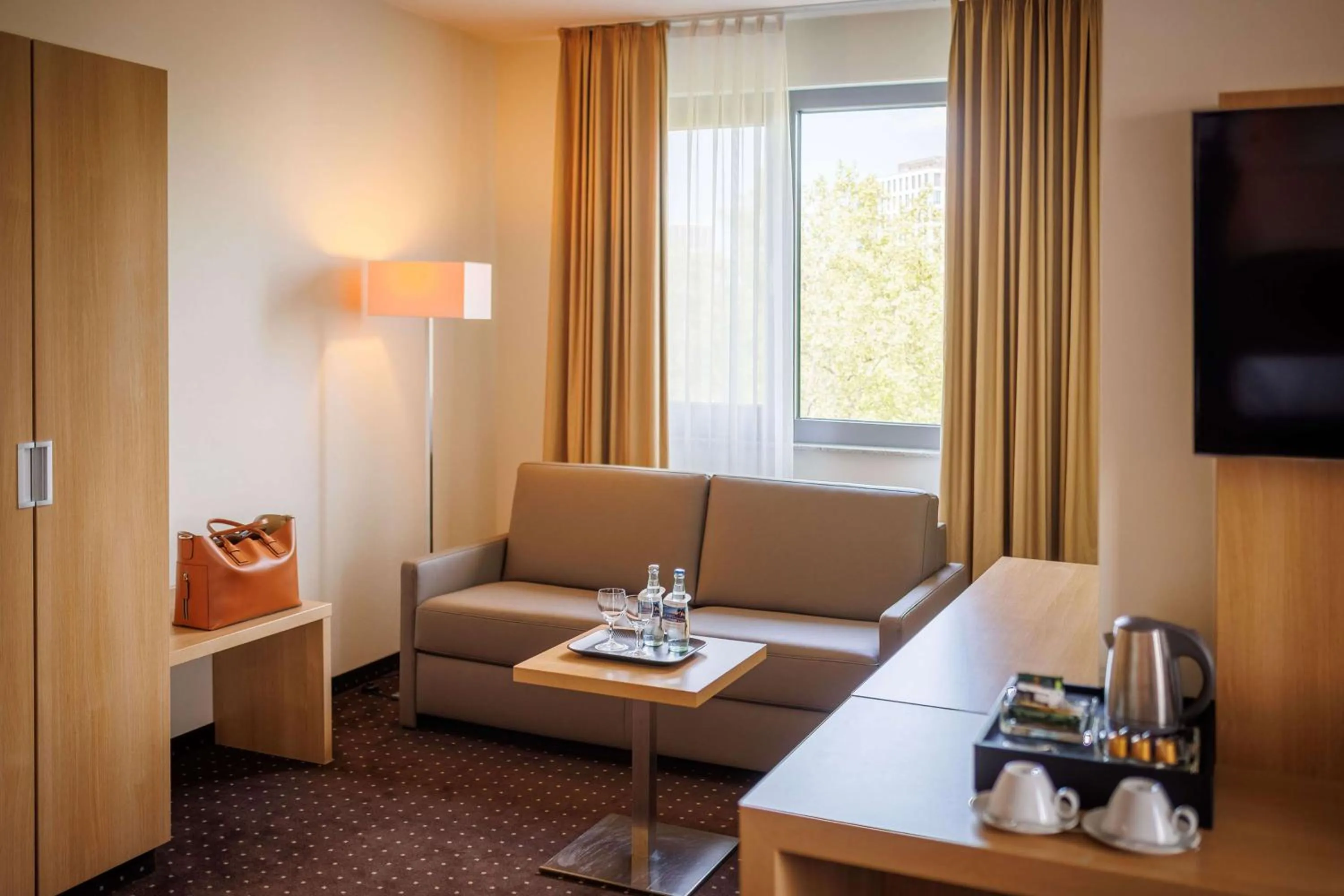 Bedroom in Lanzcarré Hotel Mannheim, a member of Radisson Individuals