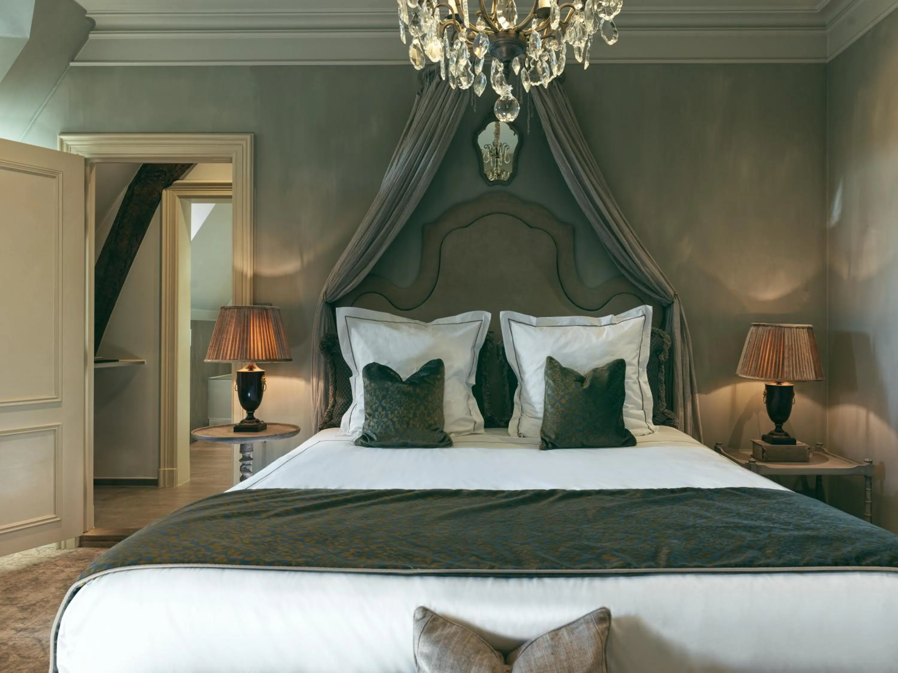 Bedroom, Bed in Kasteel van Ordingen