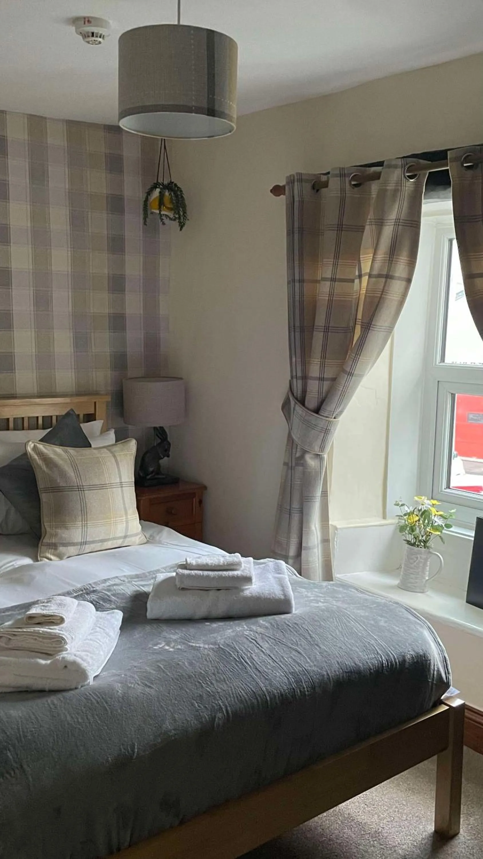 Bed in The Black Bull at Nateby