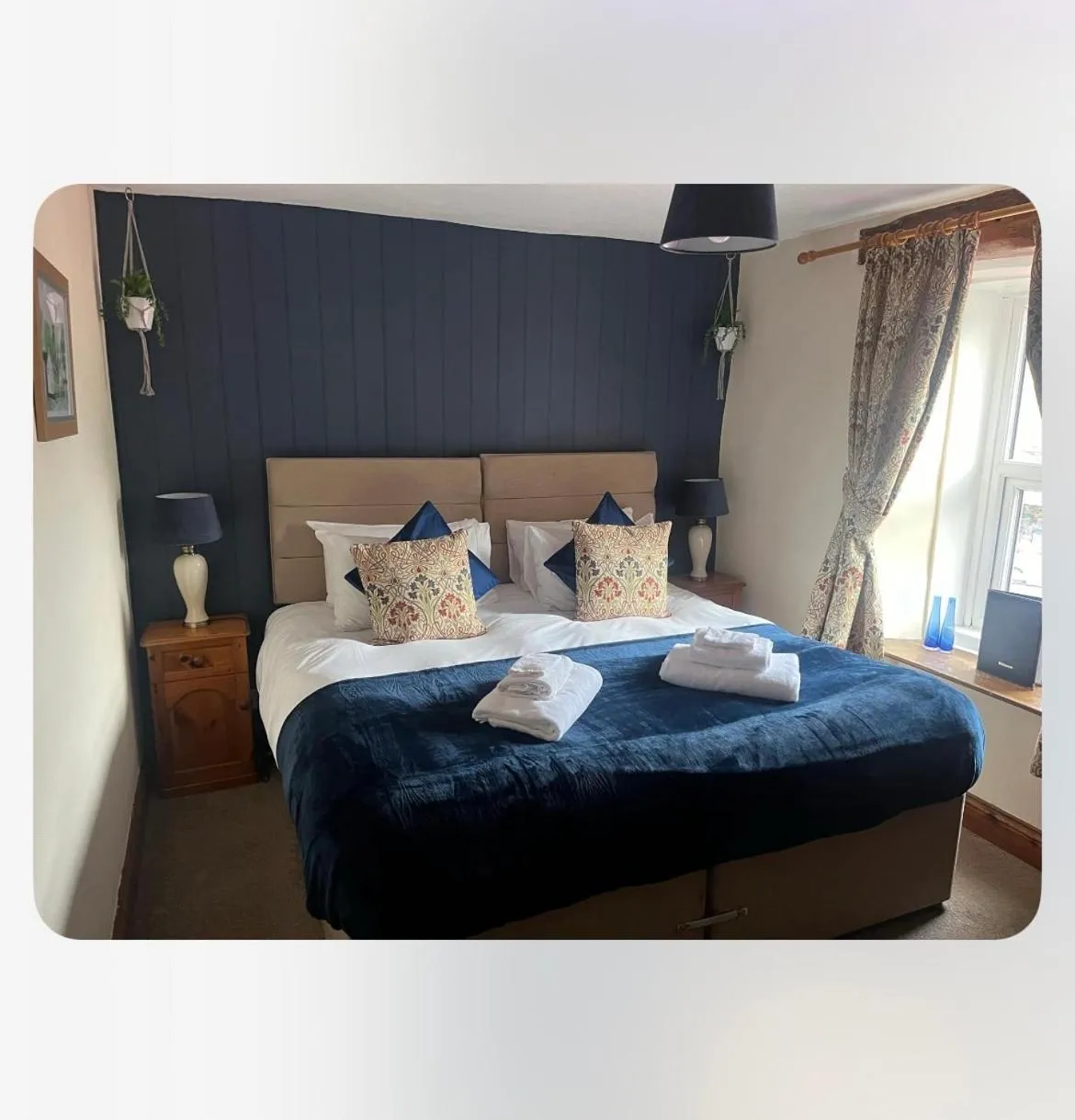 Bed in The Black Bull at Nateby