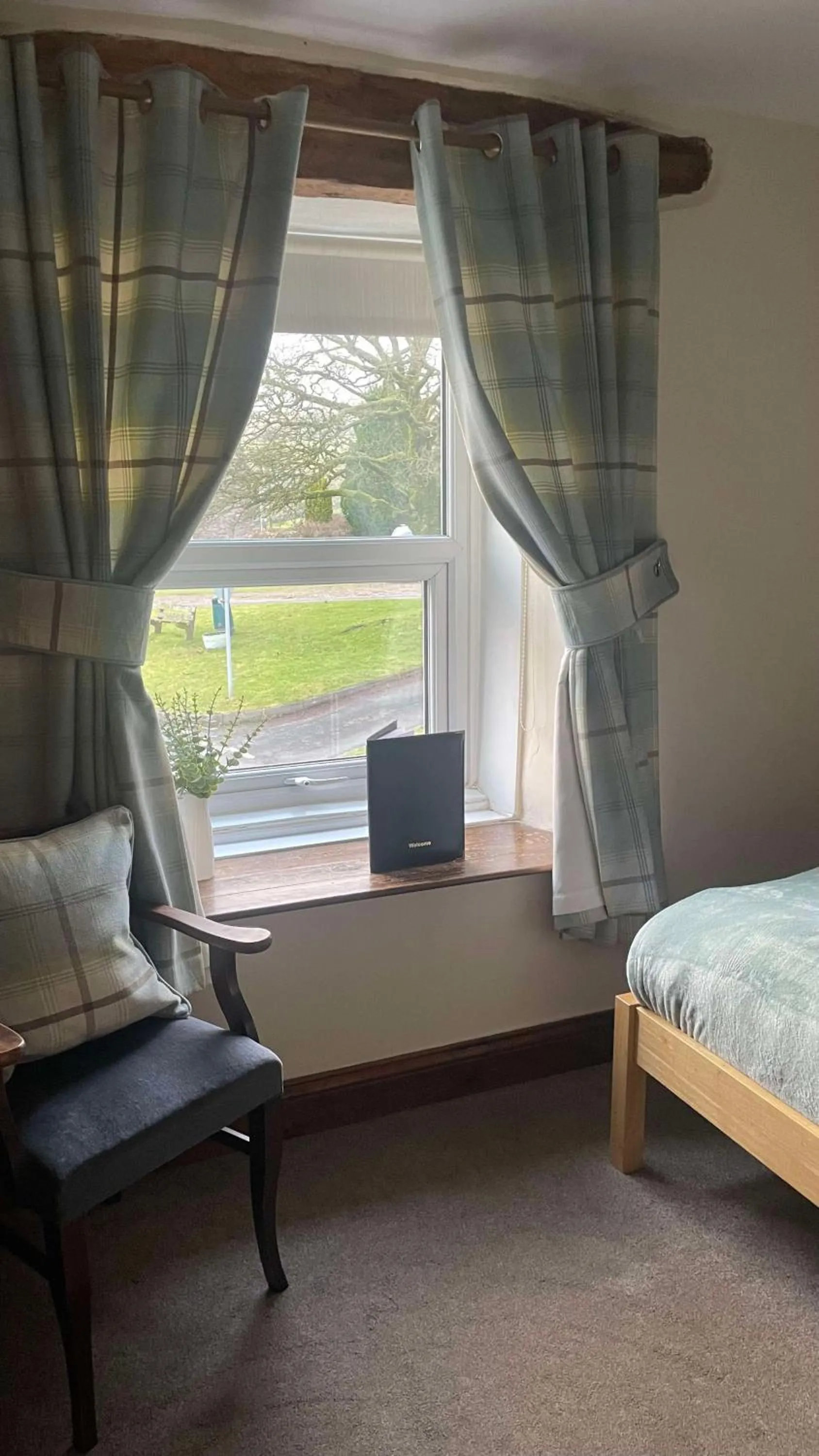 Bed in The Black Bull at Nateby