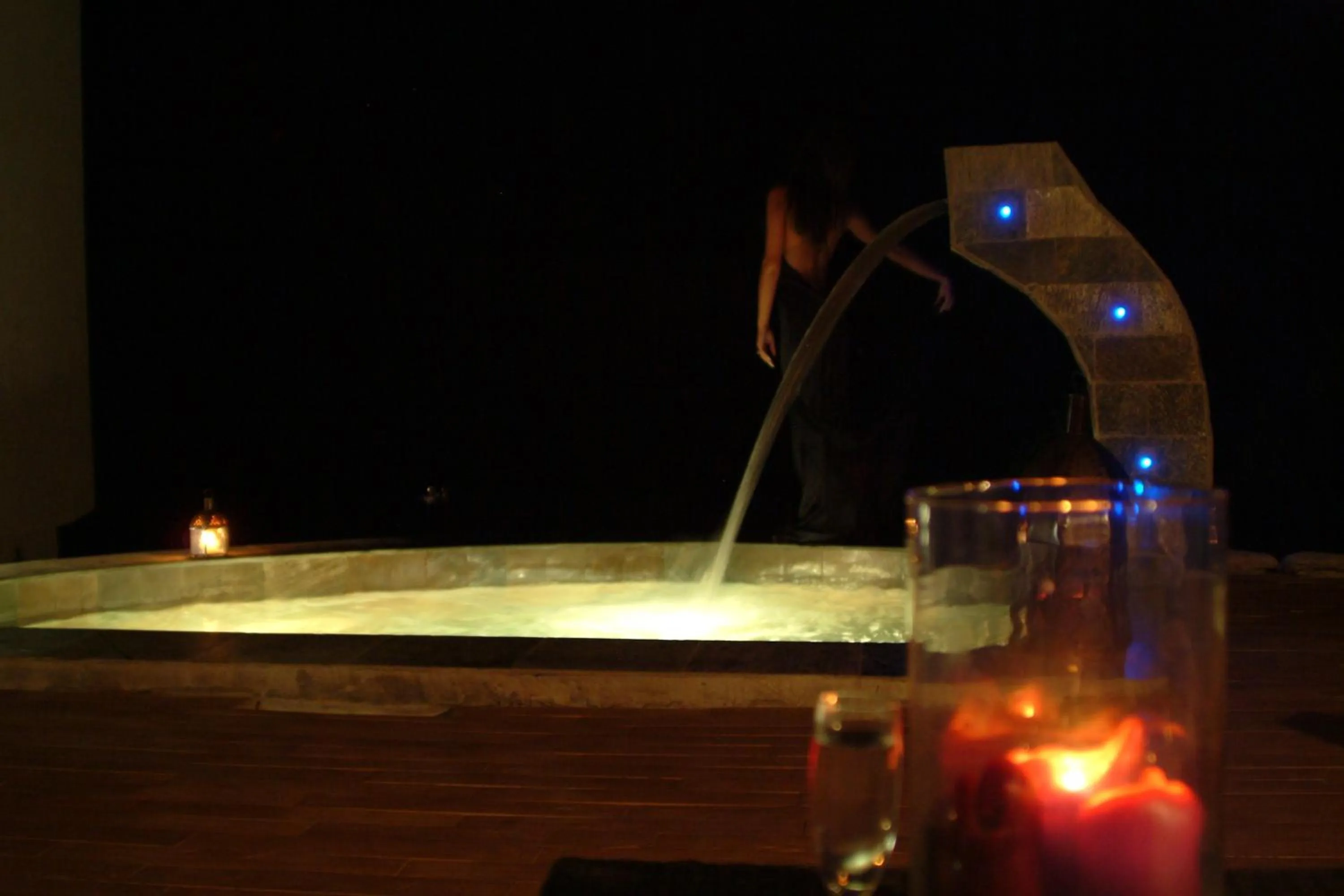 Hot Tub in Claro De Lua Circeo B&B