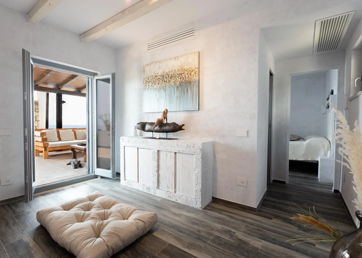 Living room, Bed in Claro De Lua Circeo B&B