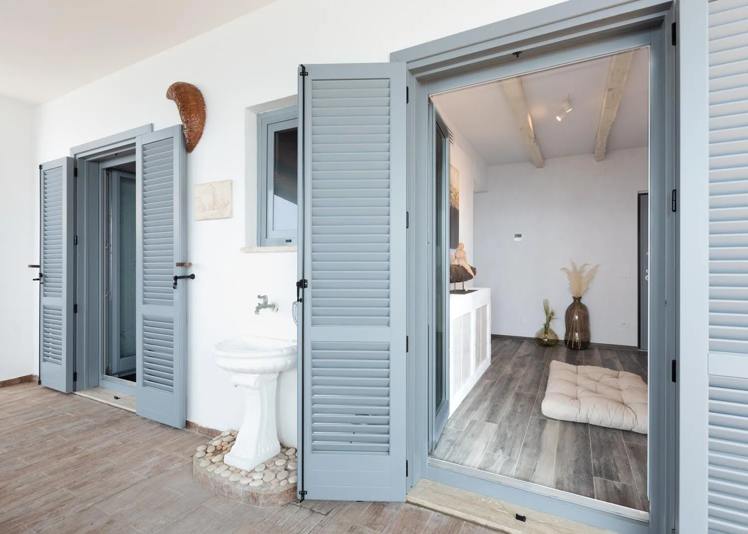 Balcony/Terrace in Claro De Lua Circeo B&B