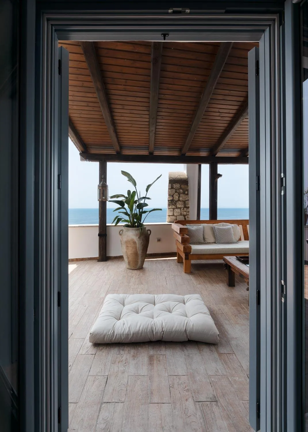 Balcony/Terrace in Claro De Lua Circeo B&B