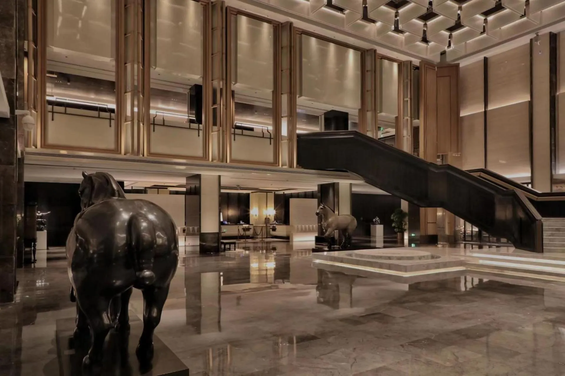 Lobby or reception in Prime Hotel Beijing Wangfujing