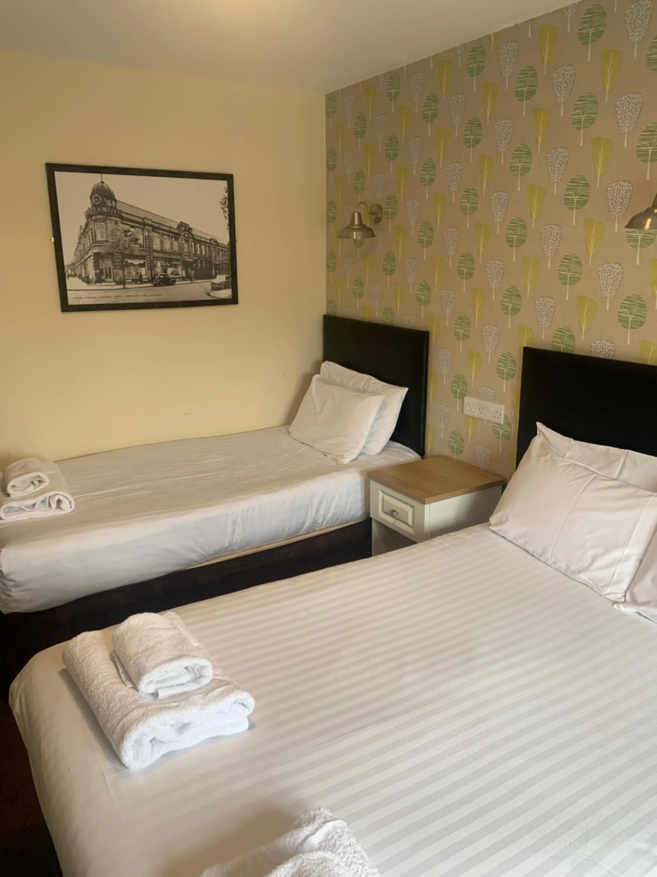 Bed in The Bournbrook Inn