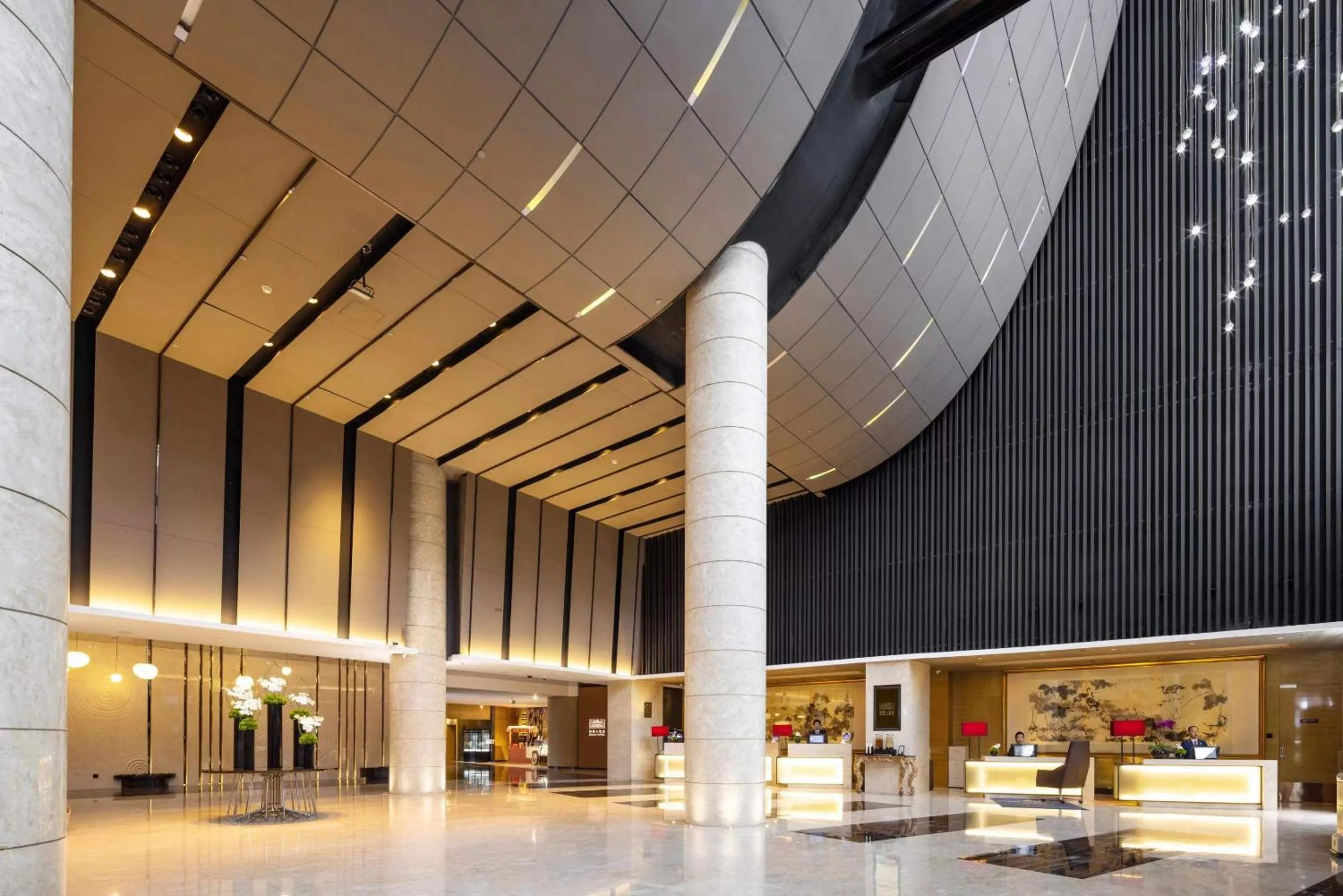 Lobby or reception in Enlux Hotel