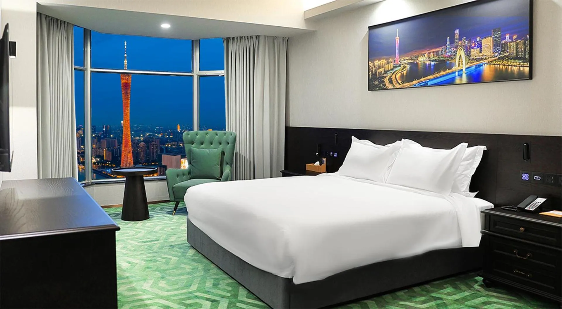 Bed in Ramada by Wyndham Pearl Guangzhou