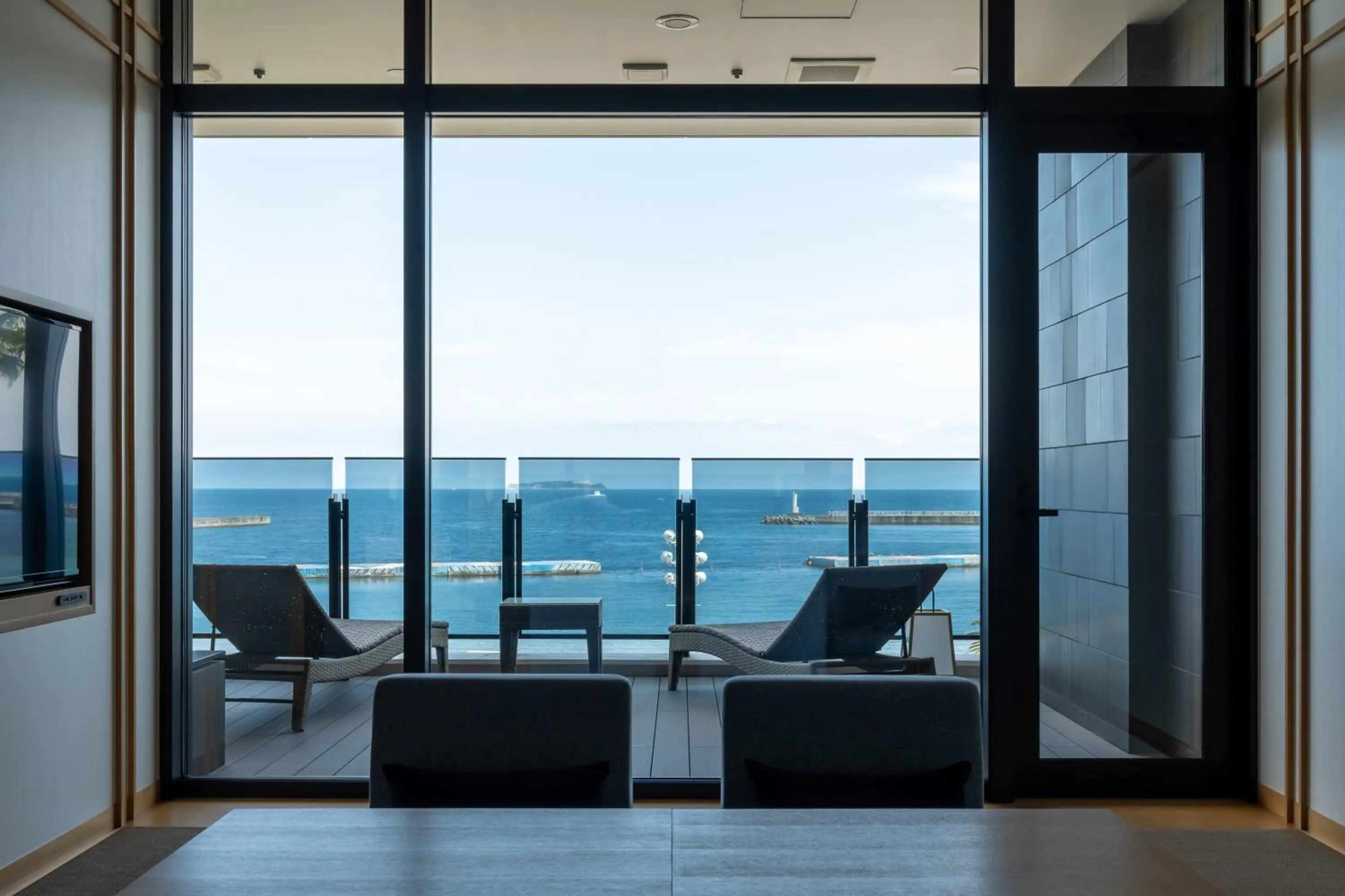 Living room in Pearl Star Hotel ATAMI