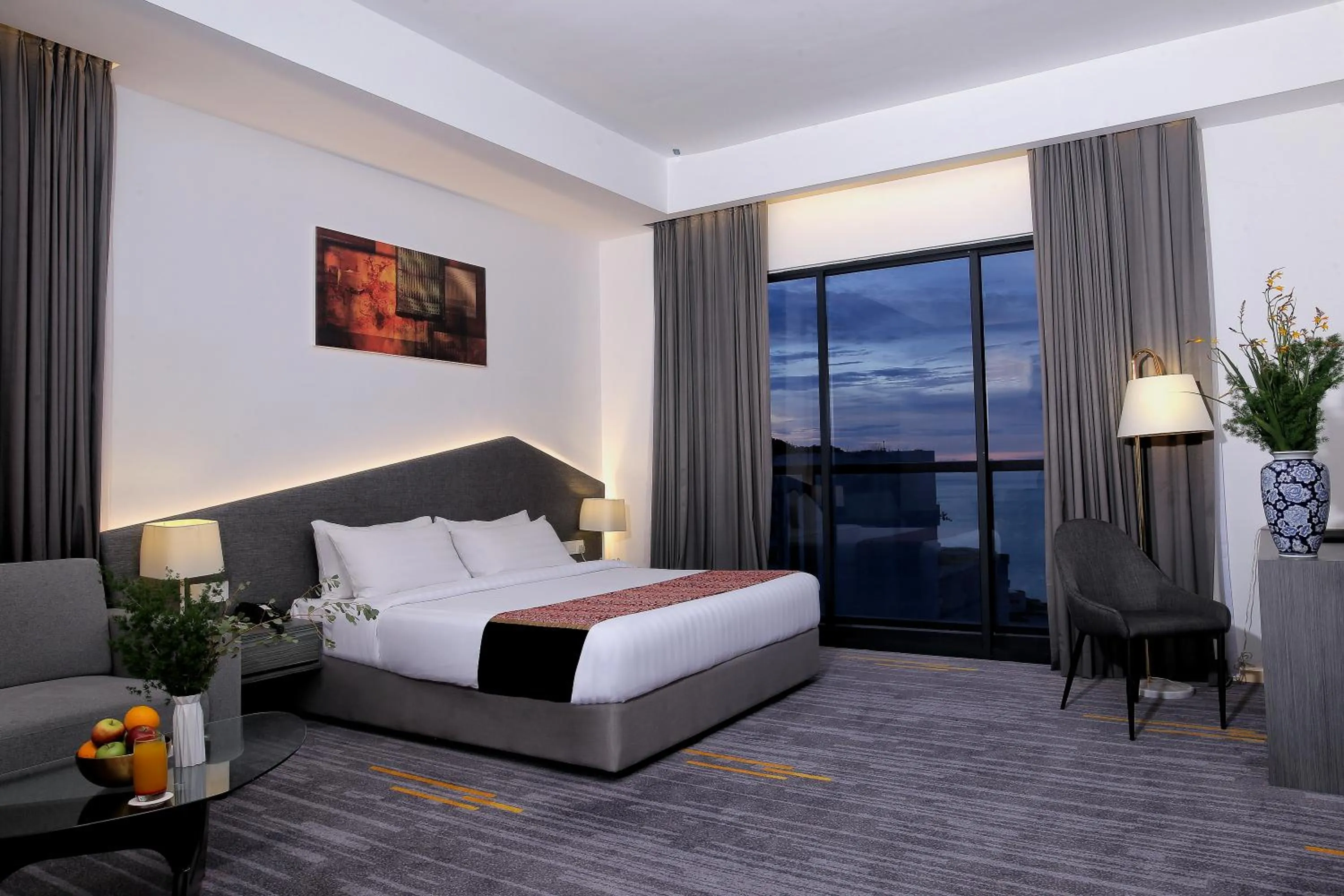 Bed in Bahang Bay Hotel