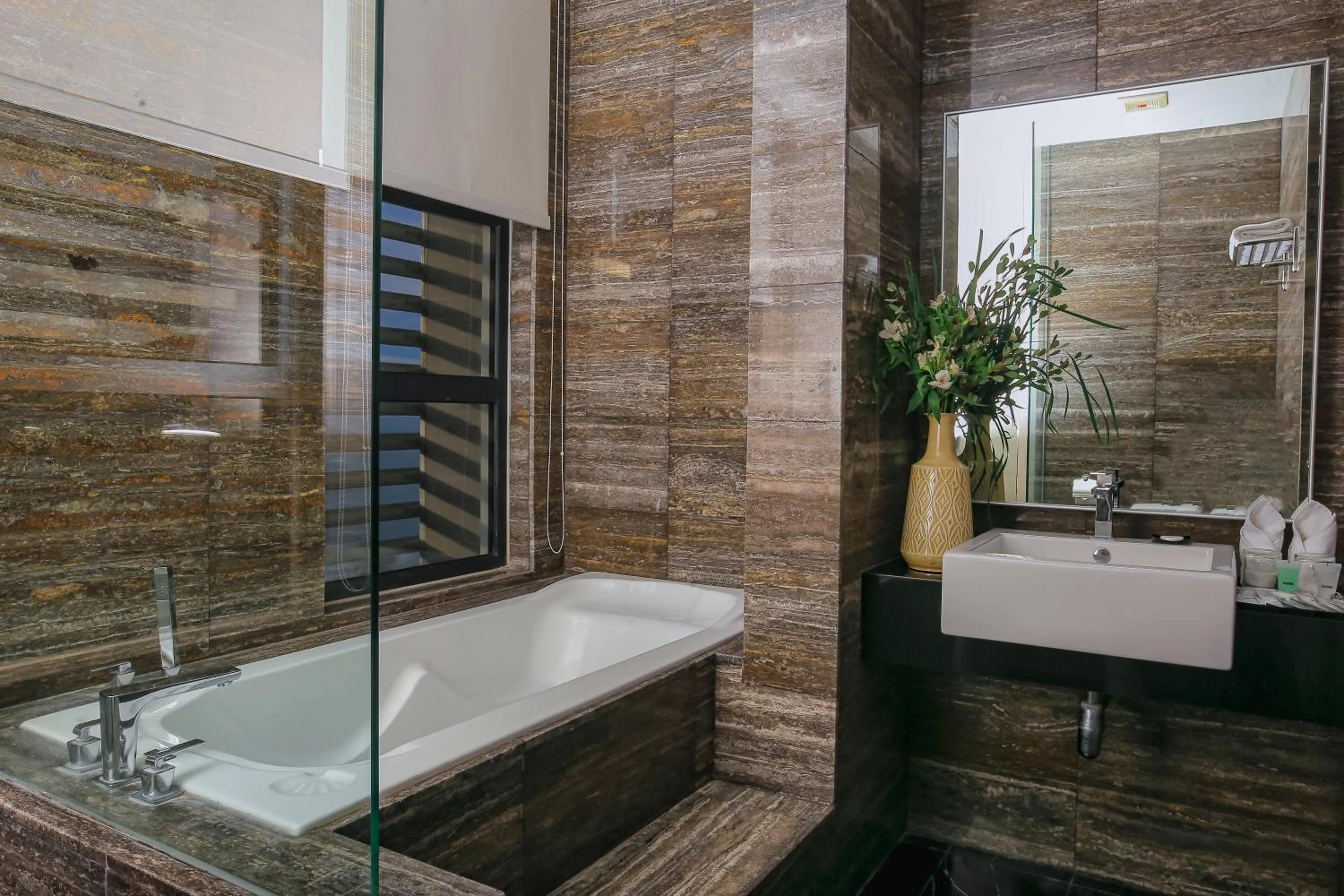 Toilet in Bahang Bay Hotel